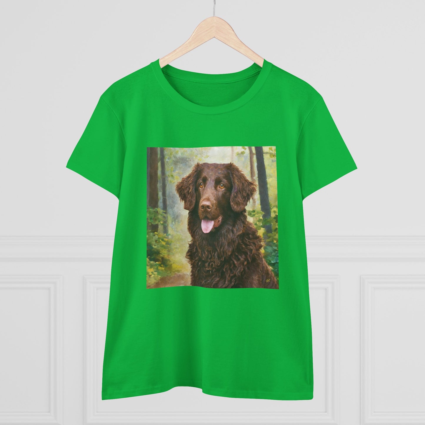 Curly-Coated Retriever Women's Midweight Cotton Tee