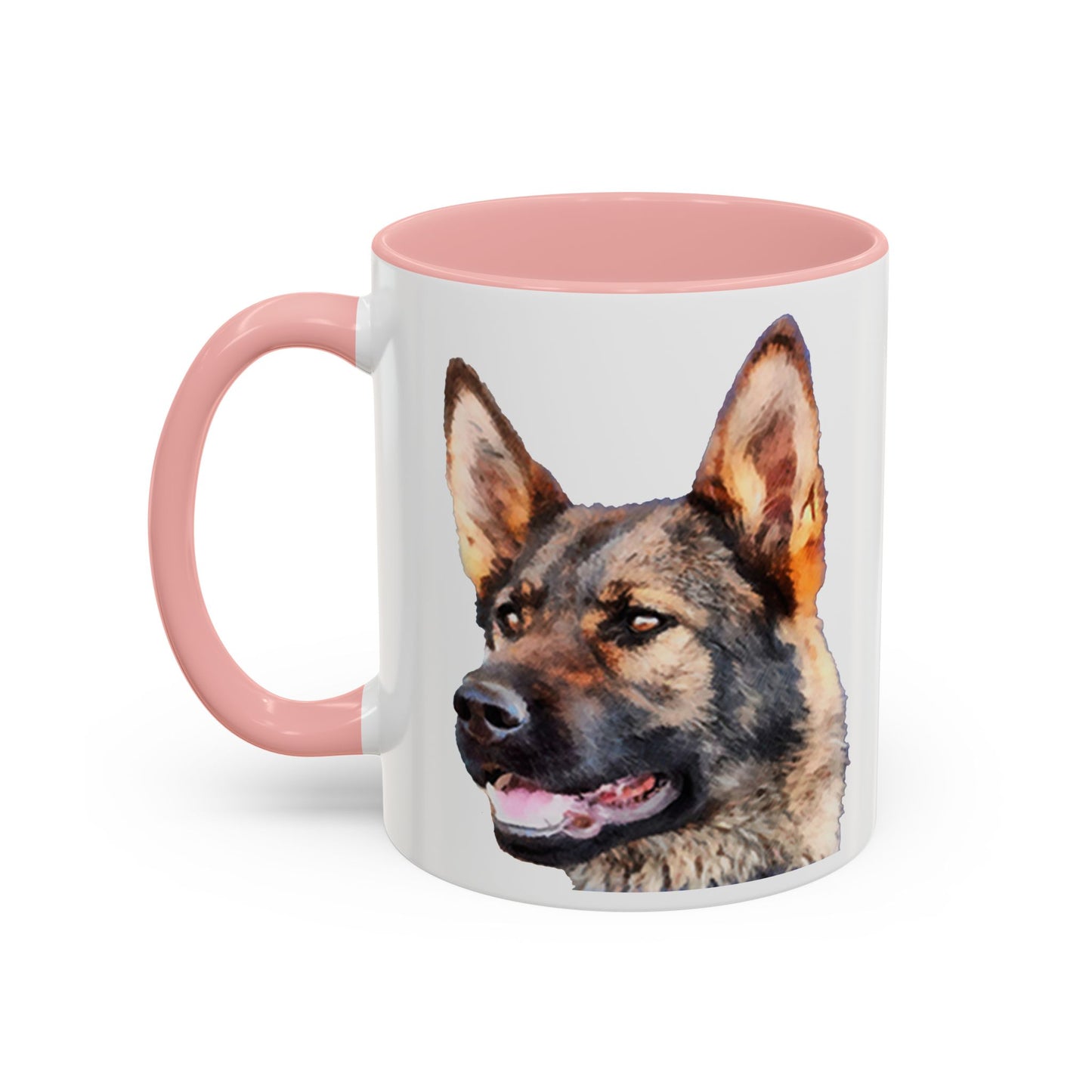 German Shepherd 'Hans' Accent Coffee Mug