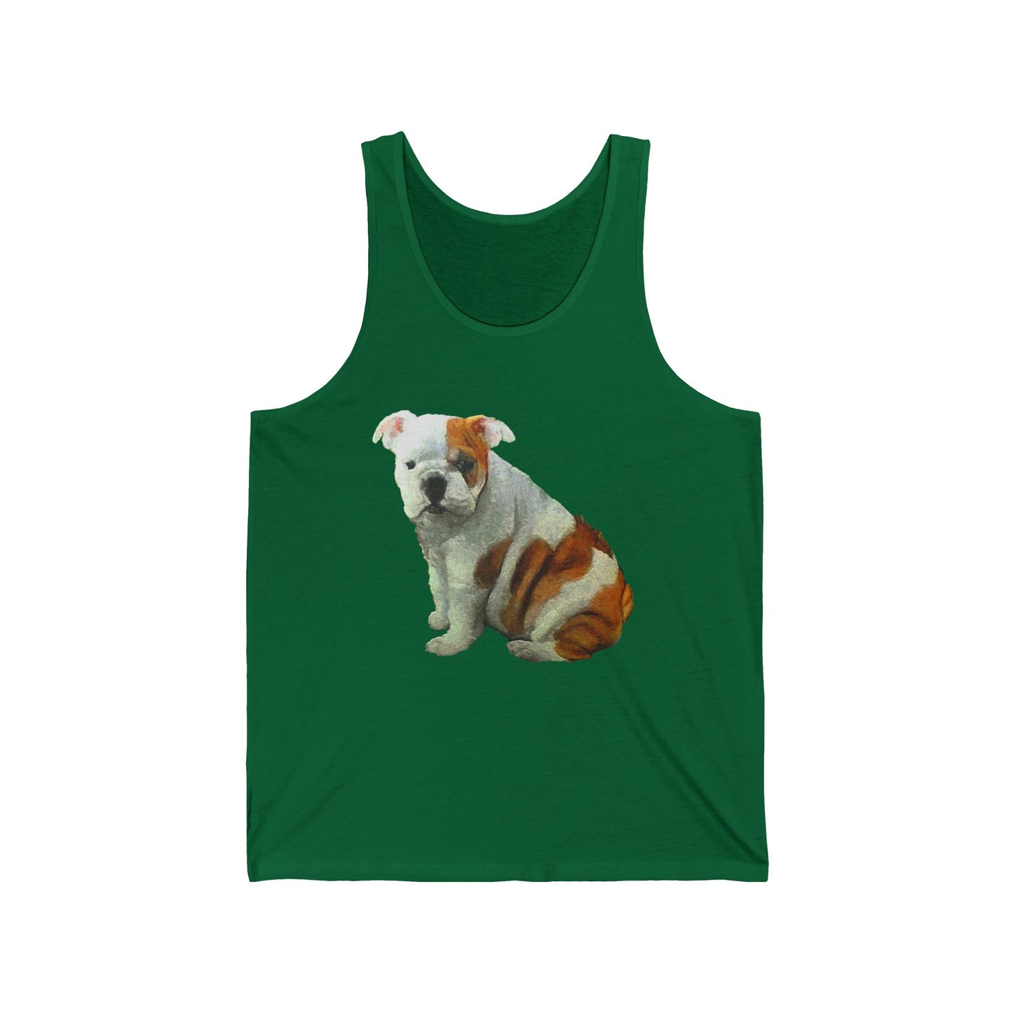 English Bulldog 'Bugsy' - Unisex Jersey Tank