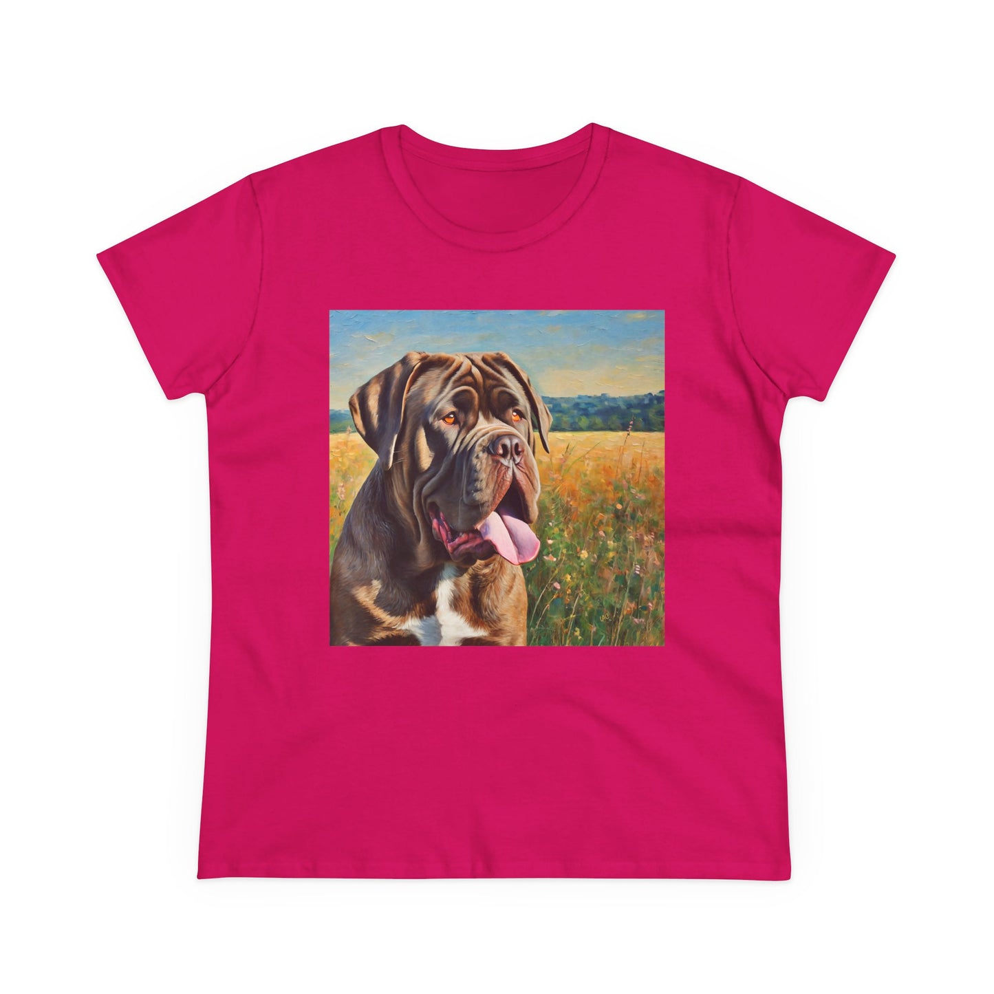 Neopolitan Mastiff Women's Midweight Cotton Tee