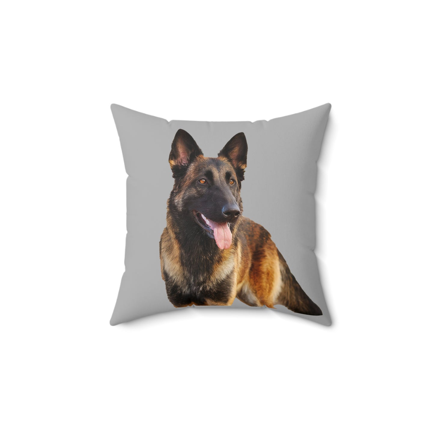 Delightful Dutch Shepherd Spun Polyester Square Pillow