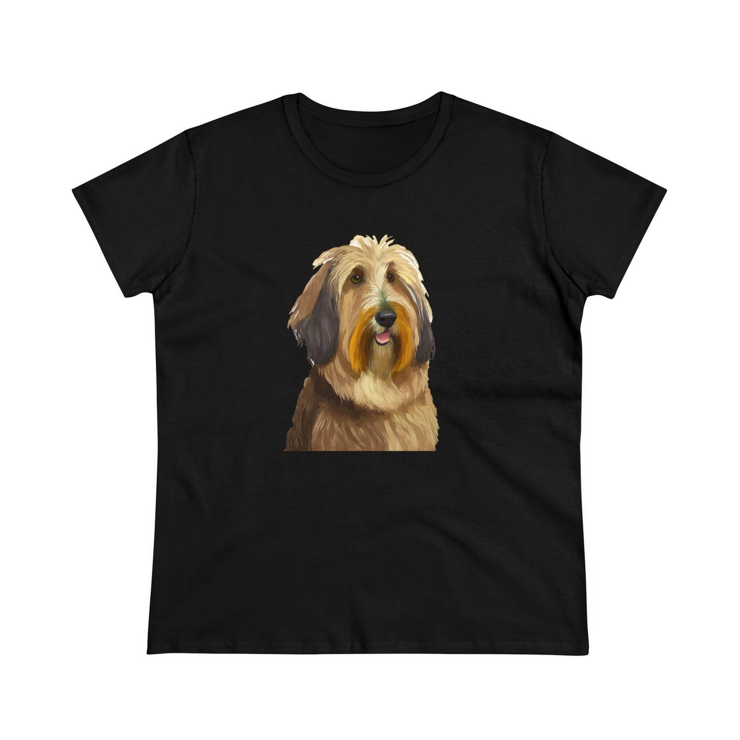Charming Bergamasco Sheepdog Women's Midweight Cotton Tee