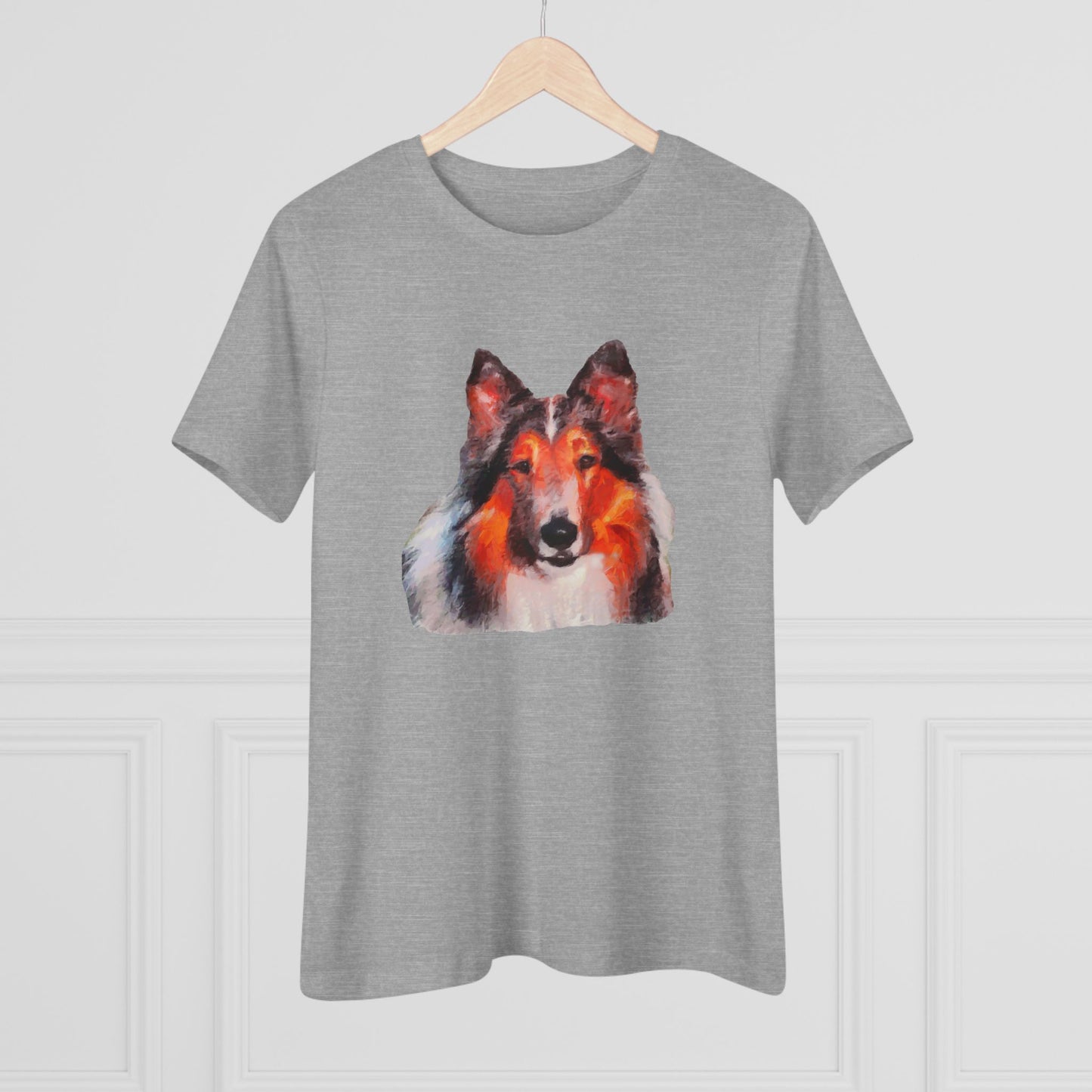 Rough Coated Collie Women's Relaxed Fit Cotton Tee