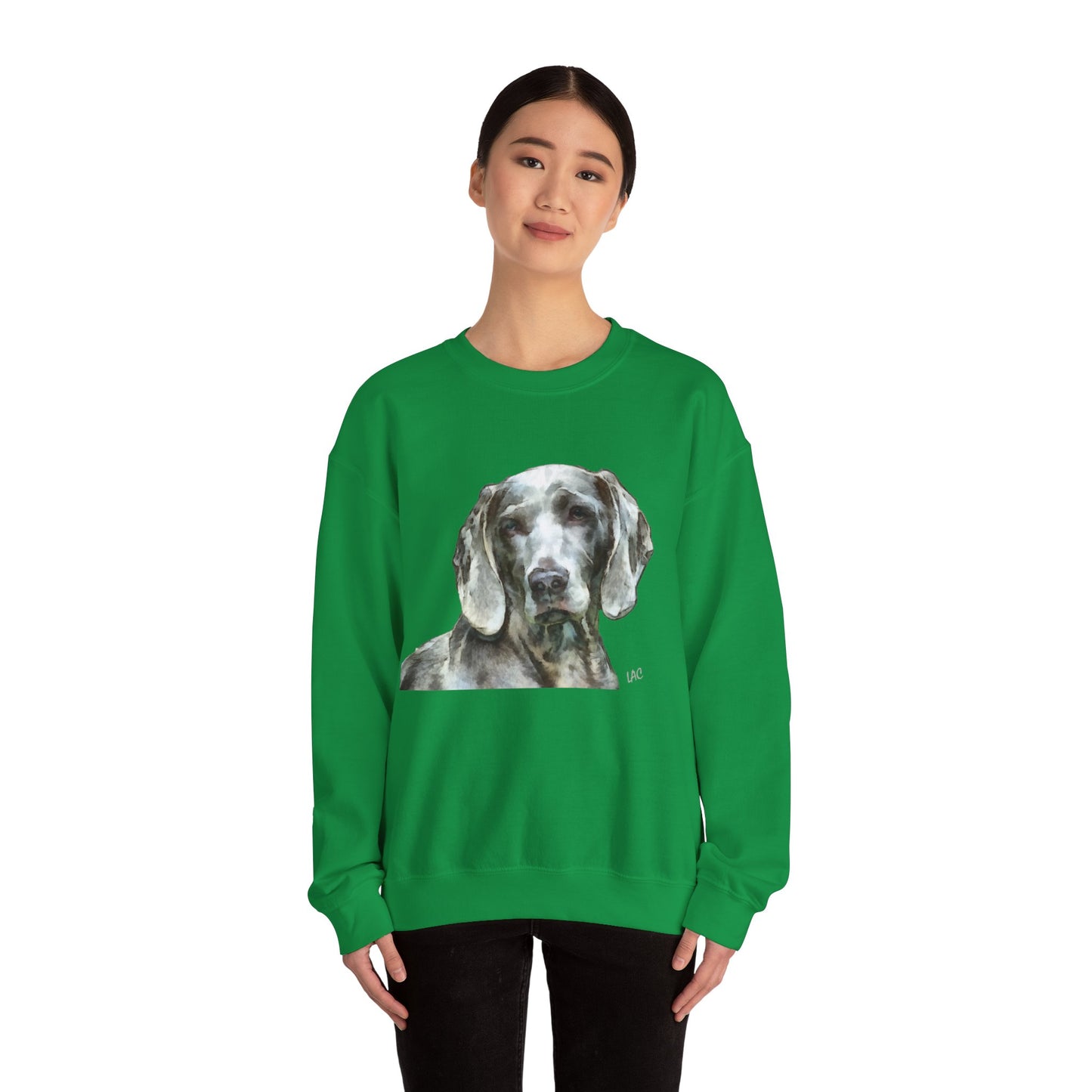 Weimaraner 'Grayson' Unisex 50/50 Crewneck Sweatshirt