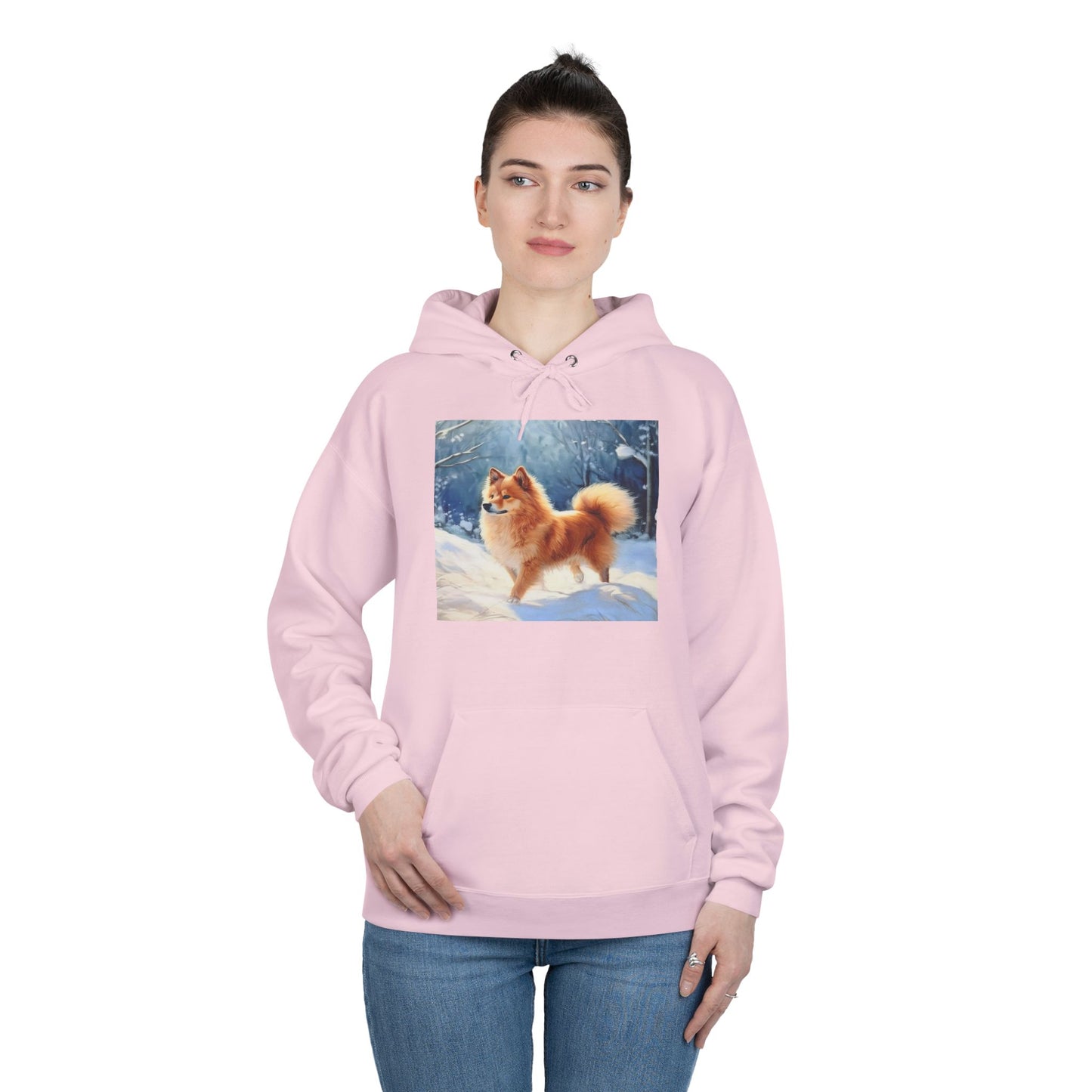 Finnish Spitz - Cozy Fleece Lined Pullover Hoodie