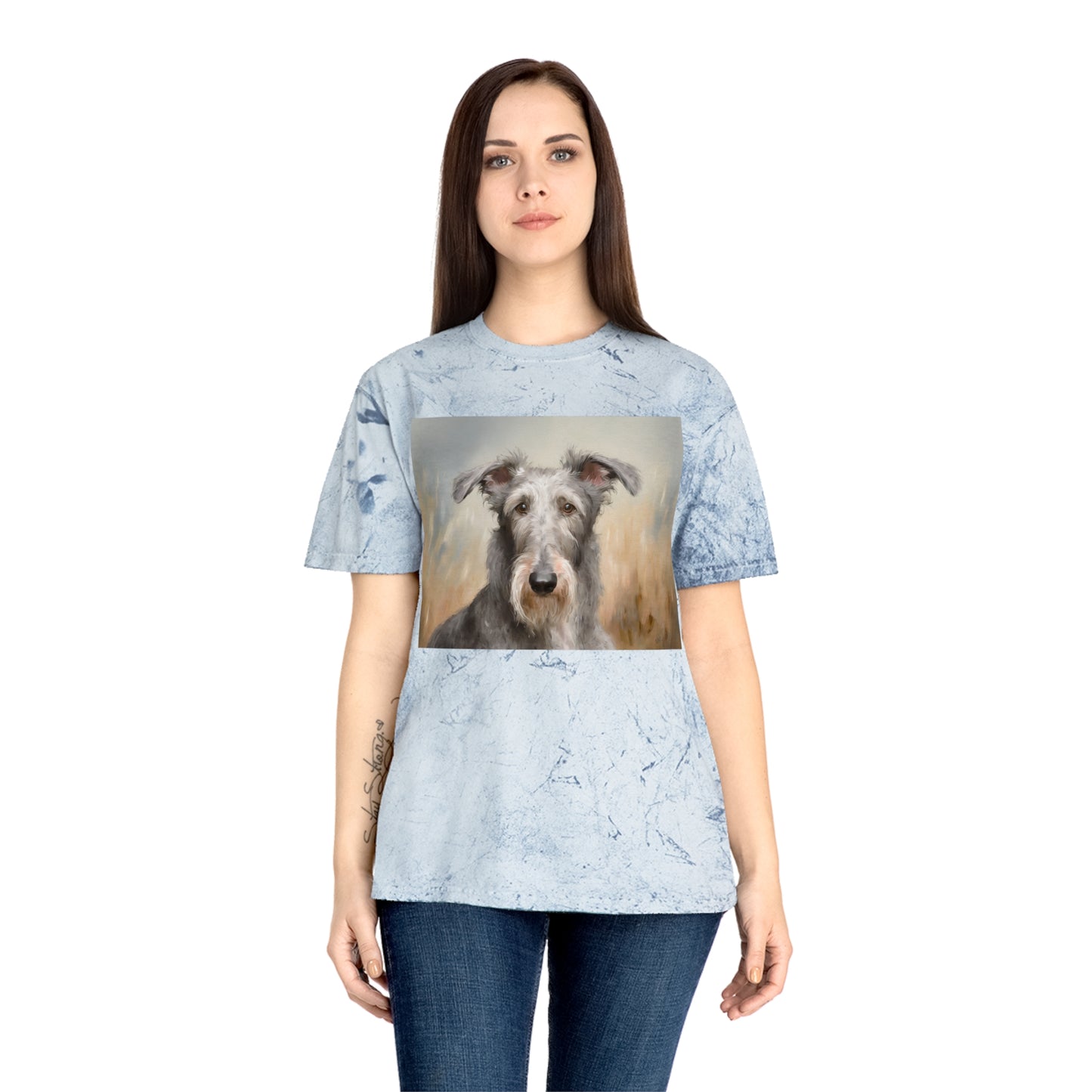 Scottish Deerhound Unisex Color Blast T-Shirt
