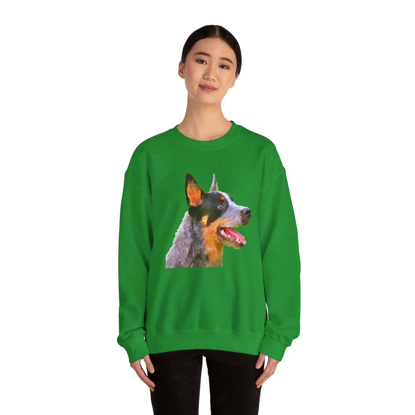 Blue Heeler - Australian Cattle Dog 'Percy' Unisex Crewneck Sweatshirt