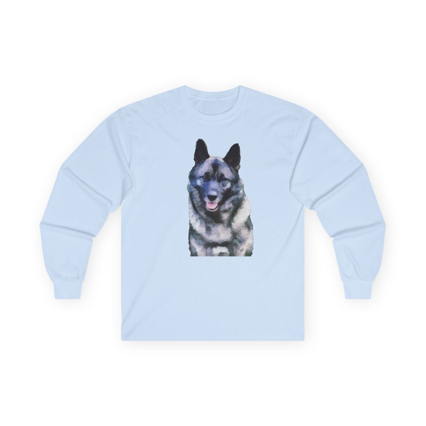 Norwegian Elkhound Unisex Cotton Long Sleeve Tee