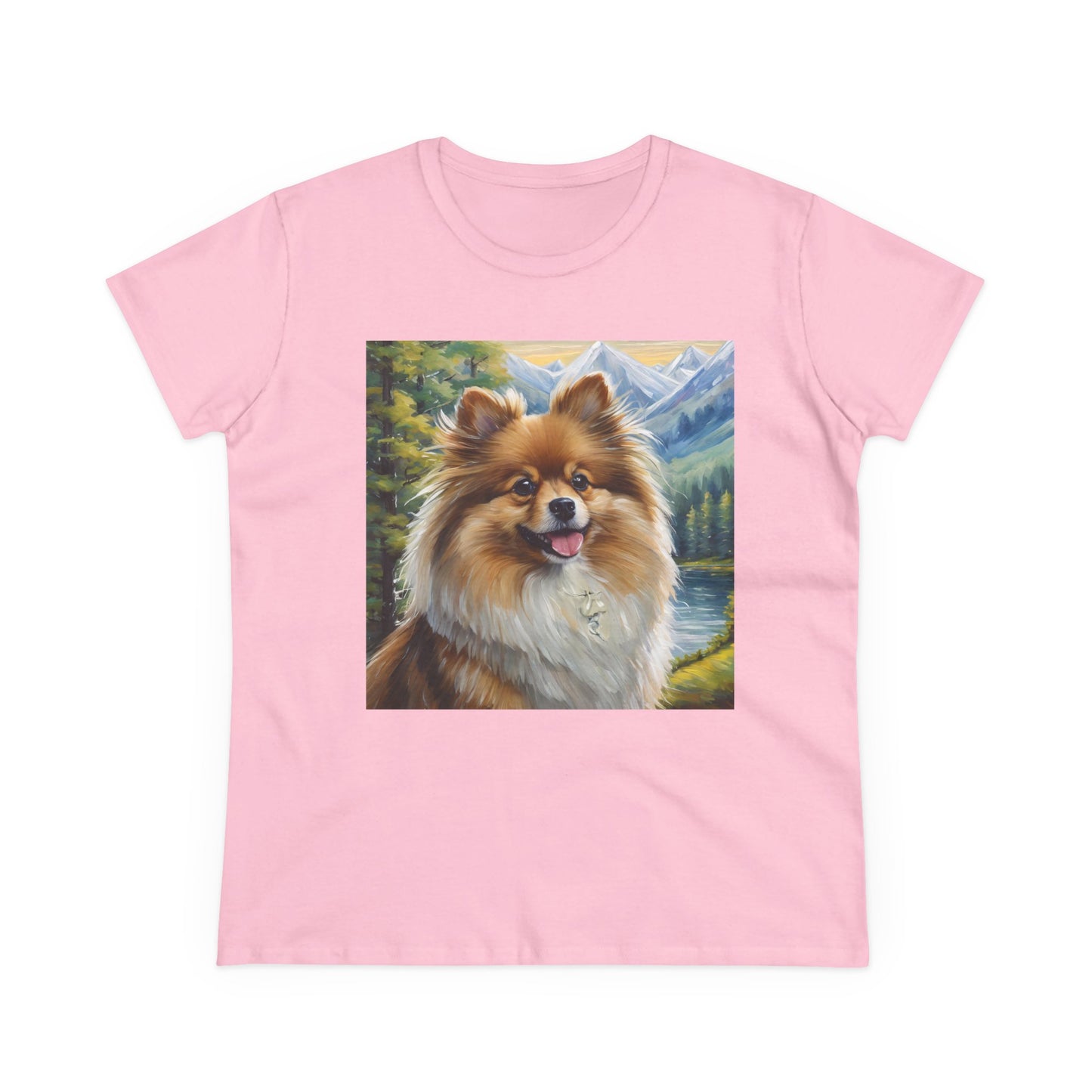 German Spitz Women's Midweight Cotton Tee
