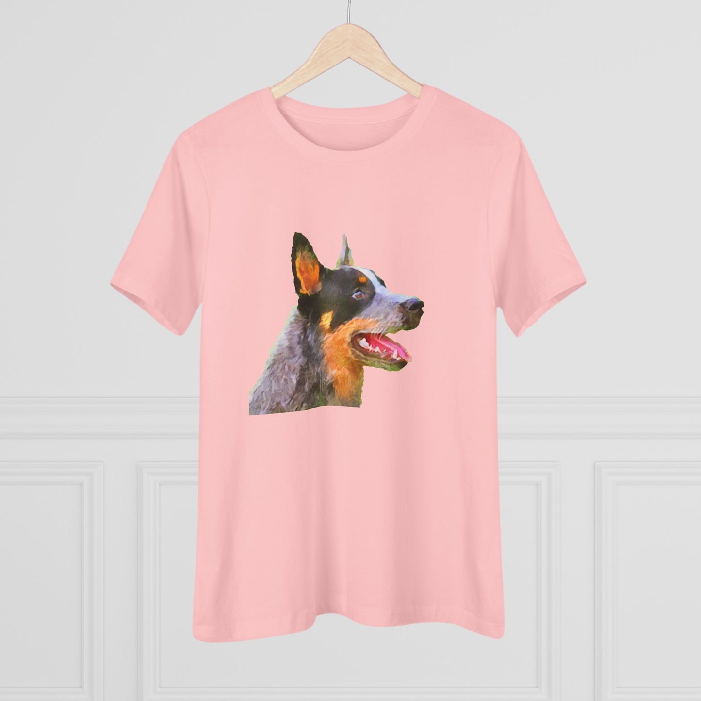 Blue Heeler - Australian Cattle Dog 'Percy' Women's Relaxed Fit Cotton Tee