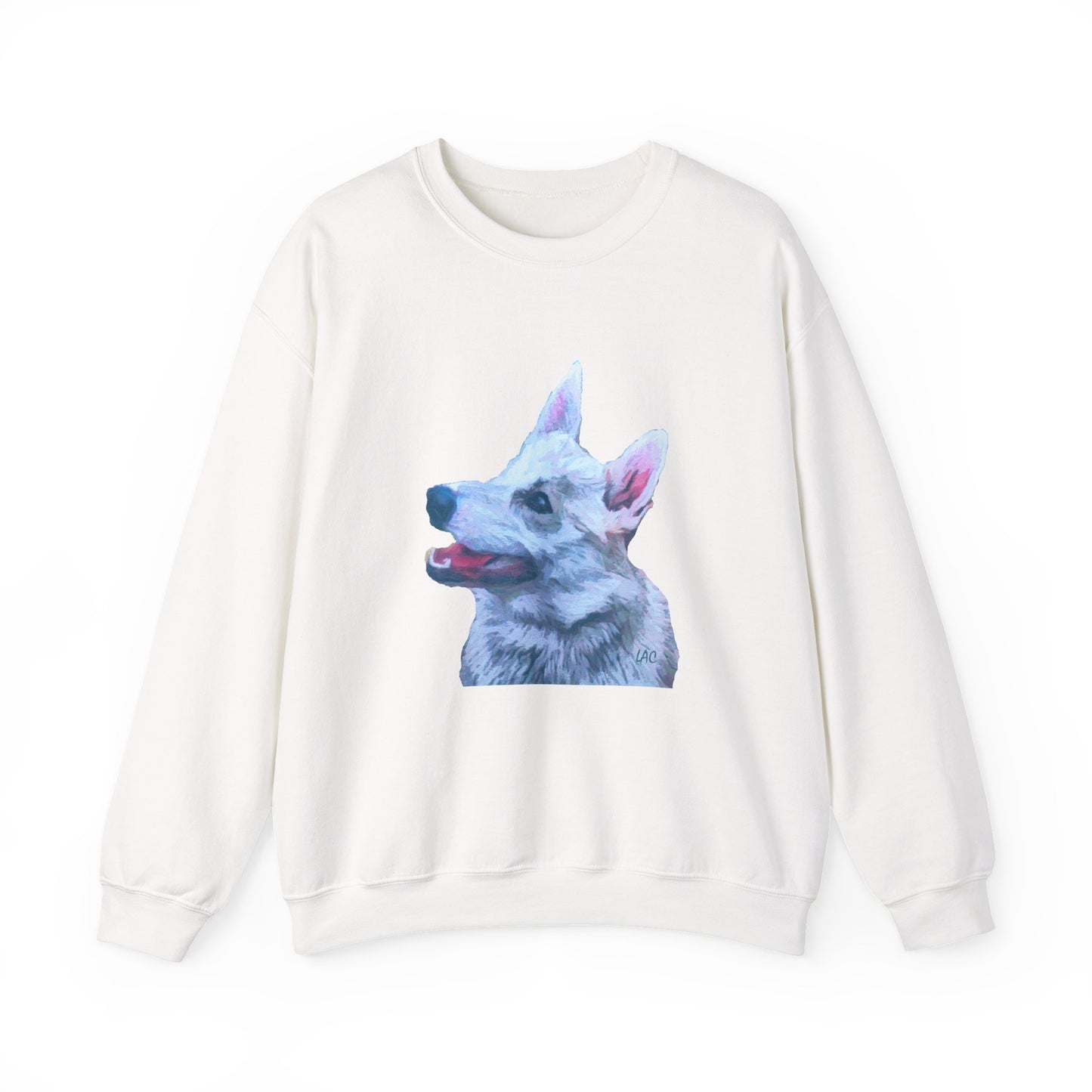 Norwegian Buhund Unisex 50/50 Crewneck Sweatshirt