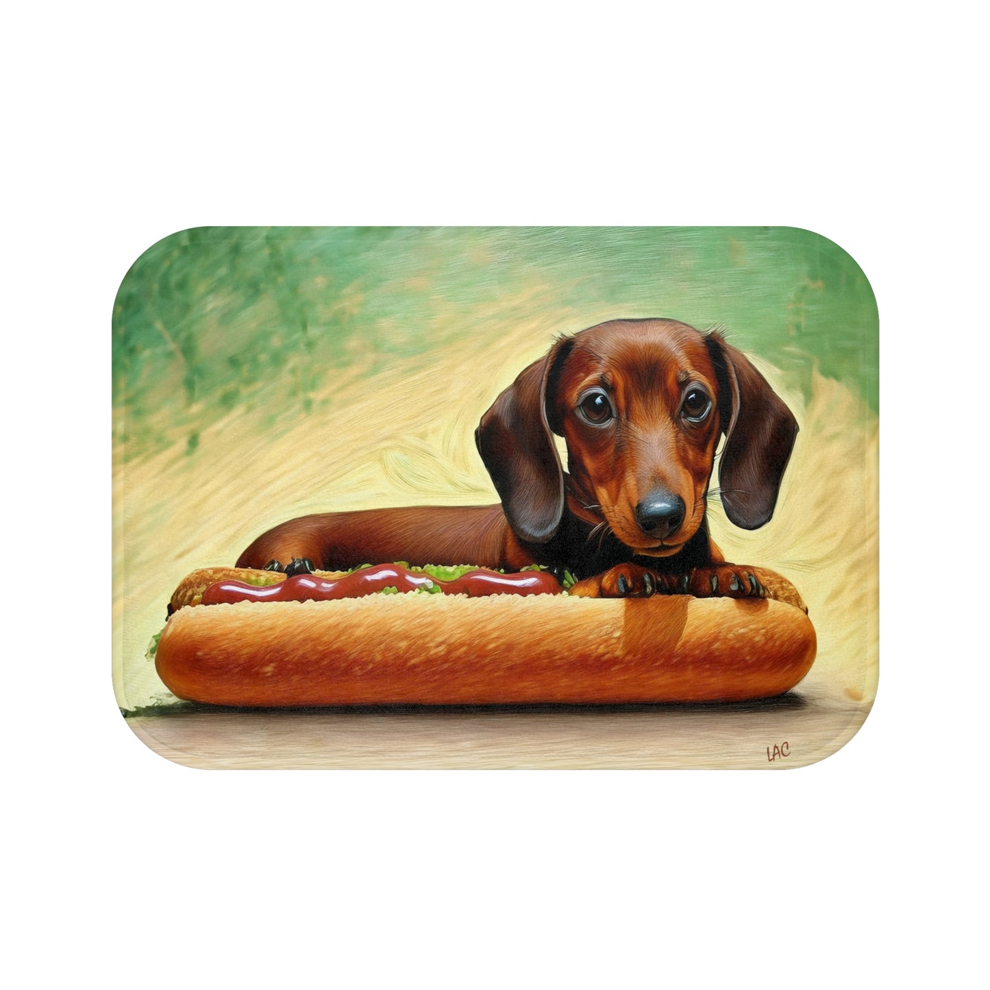 Dachshund - Weiner Dog - Bathroom Rug Mat