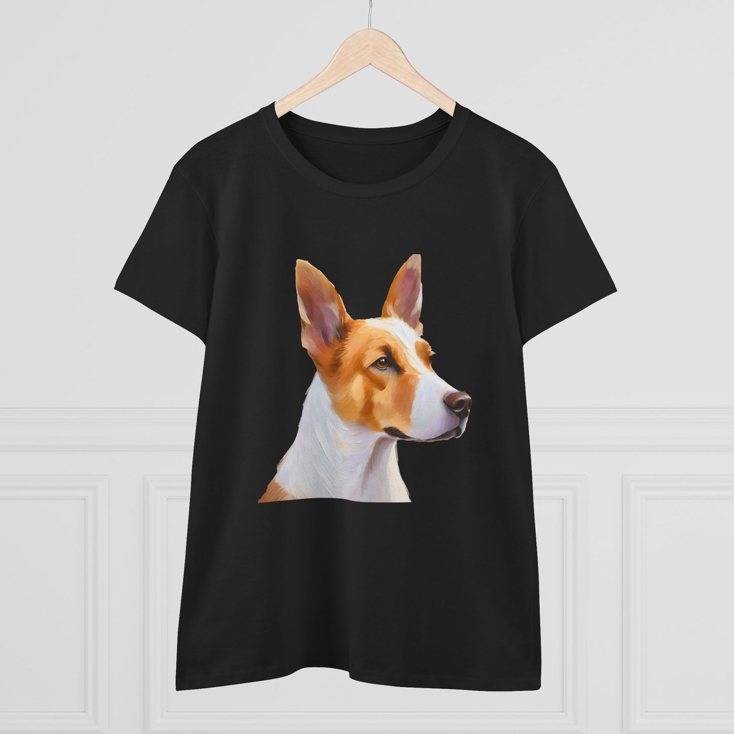 Canaan Dog of Israel Women's Midweight Cotton Tee