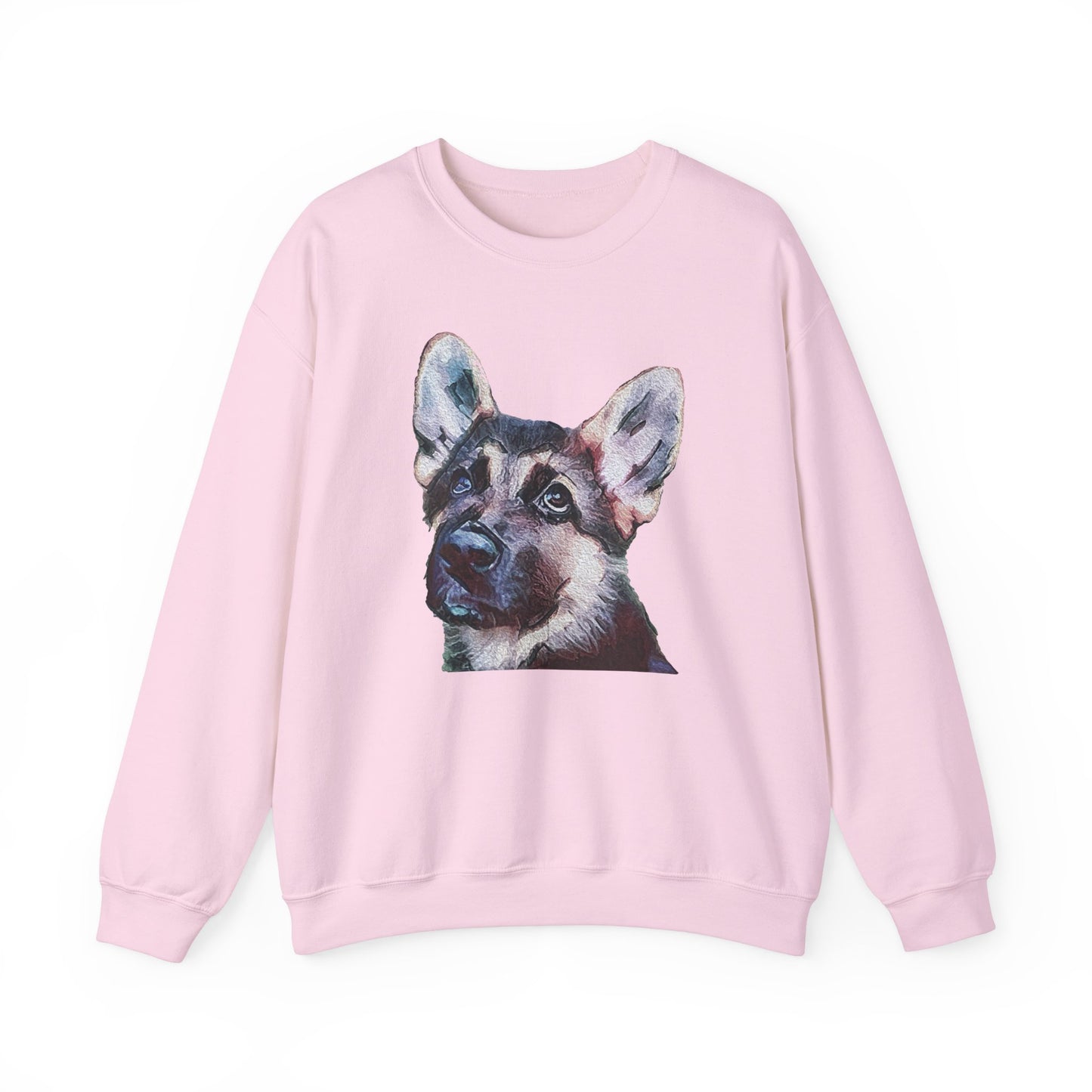 German Shepherd 'Sly' Unisex 50/50 Crewneck Sweatshirt