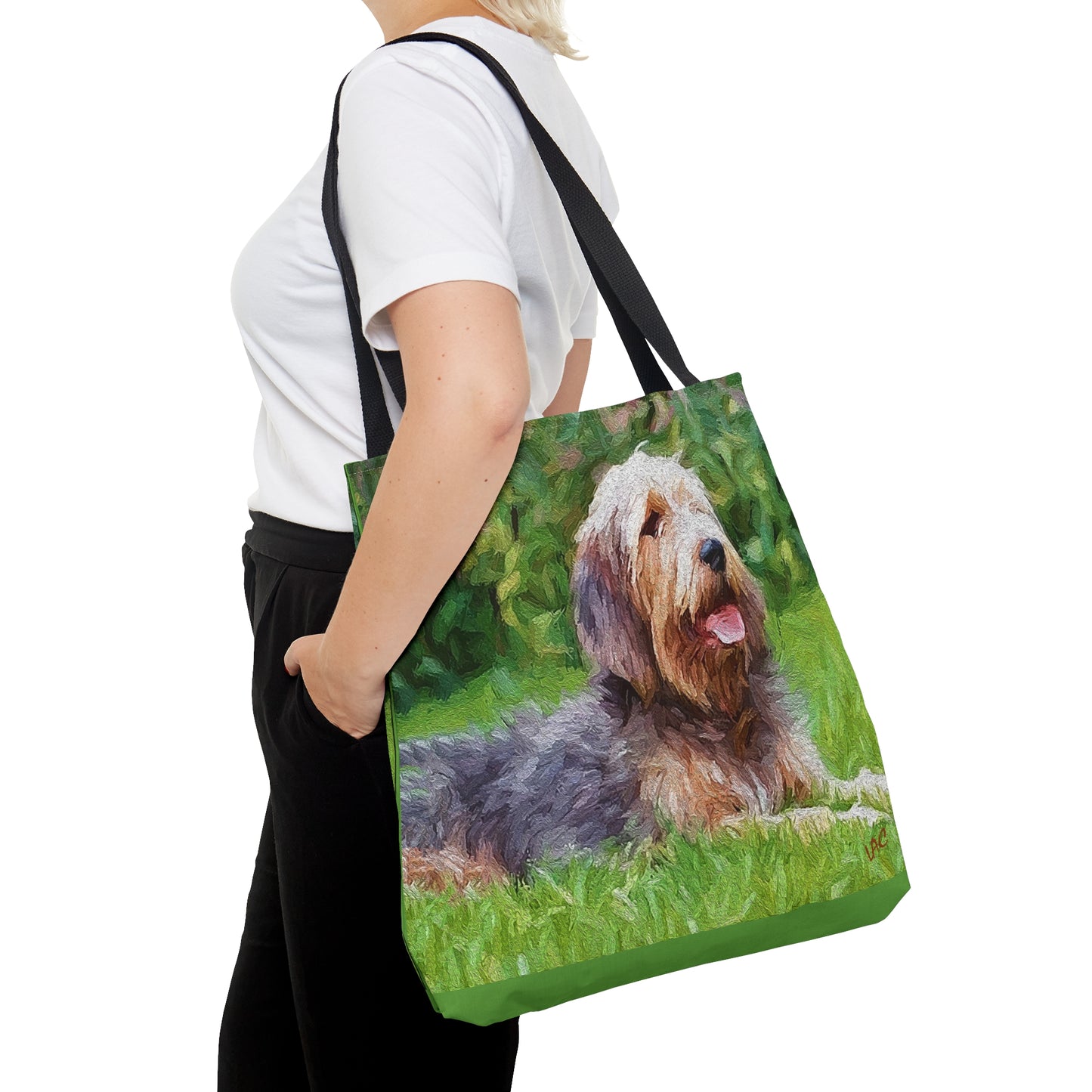 Otterhound Polyester Tote Bag