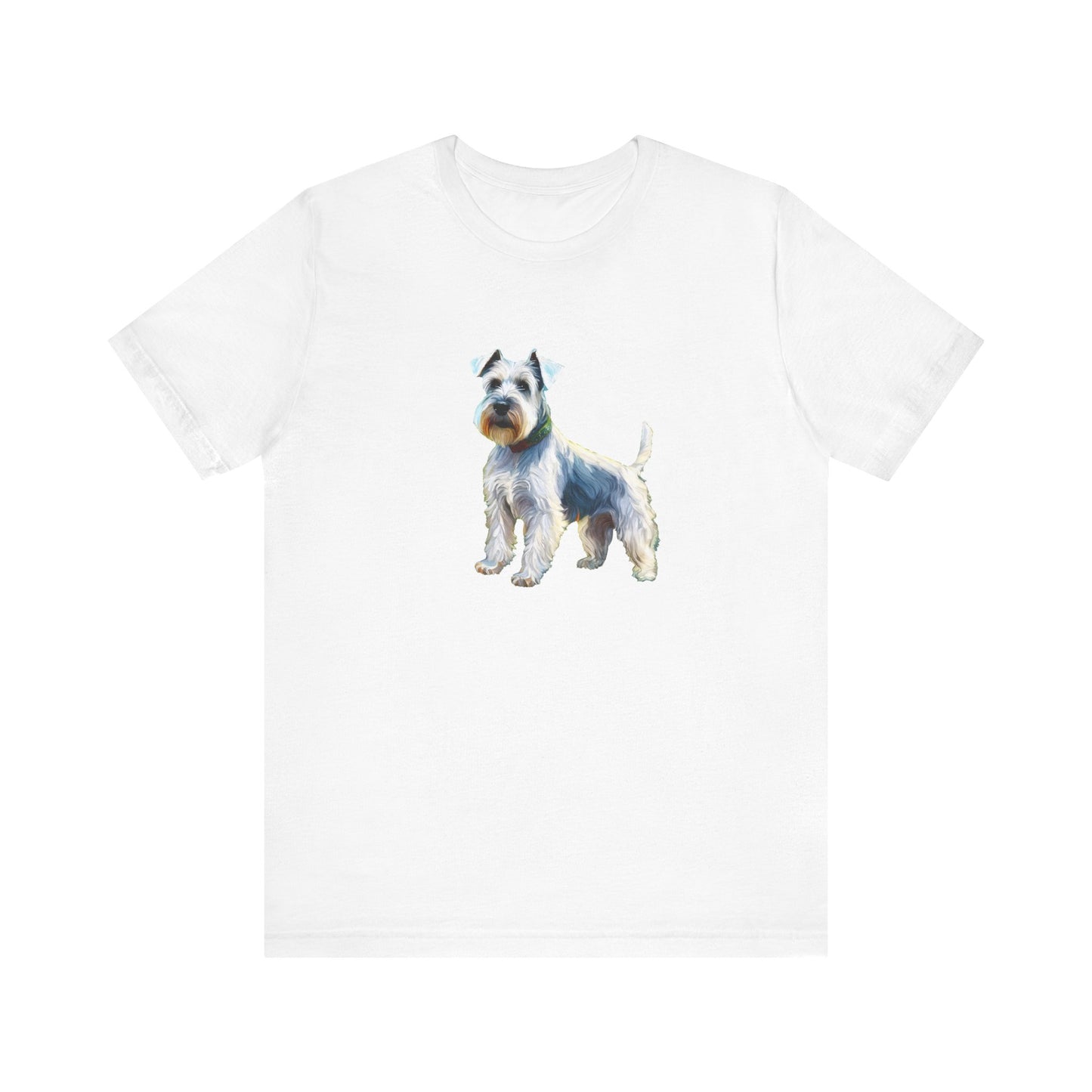 White Schnauzer Unisex Jersey Short Sleeve Tee