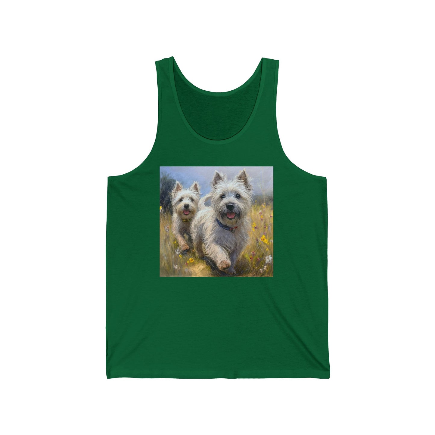 Cairn Terriers - Unisex Jersey Tank