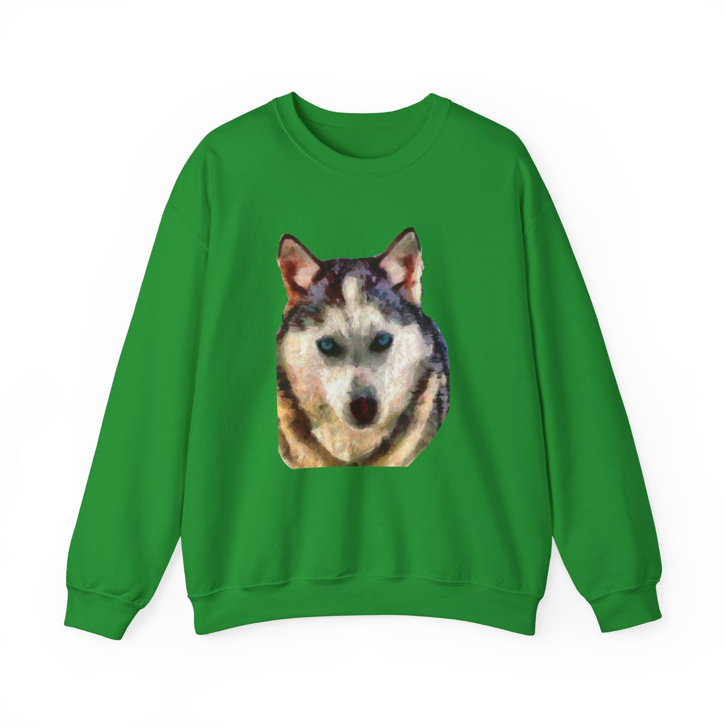 Siberian Husky 'Sacha' Unisex 50/50 Crewneck Sweatshirt