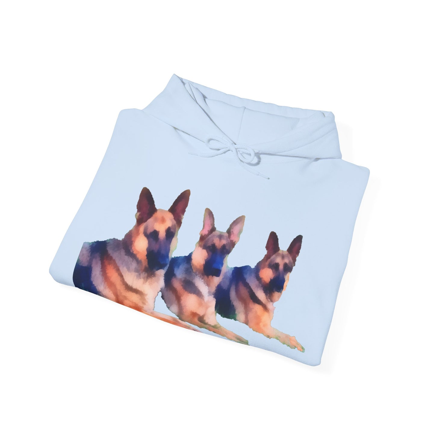 German Shepherd Trio Unisex Hoodie: A Canine Comfort Classic