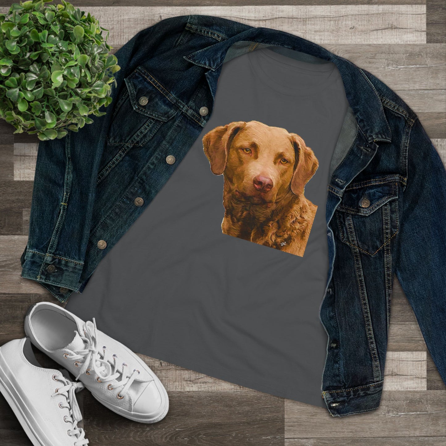 Chesapeake Bay Retriever Women's Relaxed Fit Cotton Tee