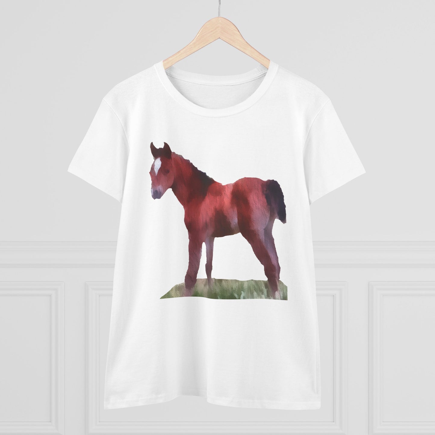 Horse 'Contata' Women's Midweight Cotton Tee