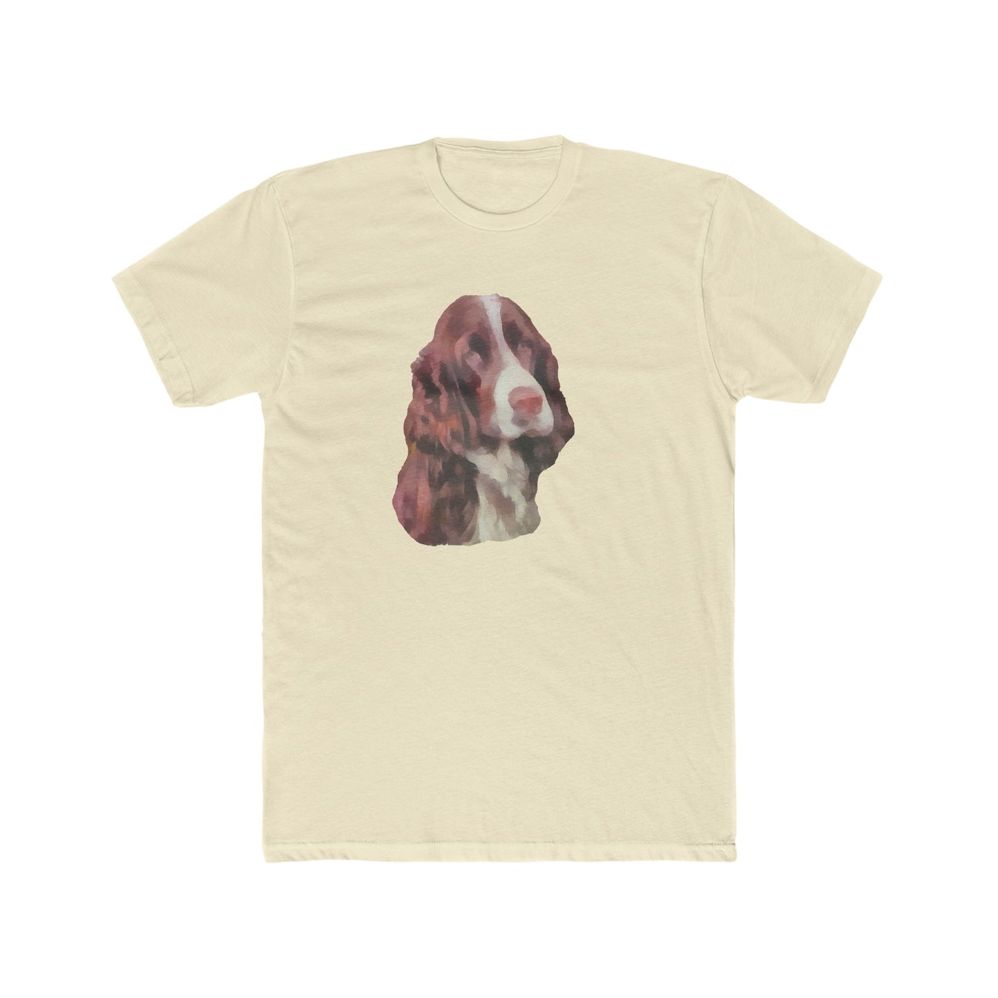 English Springer Spaniel Men's Fitted Cotton Crew Tee