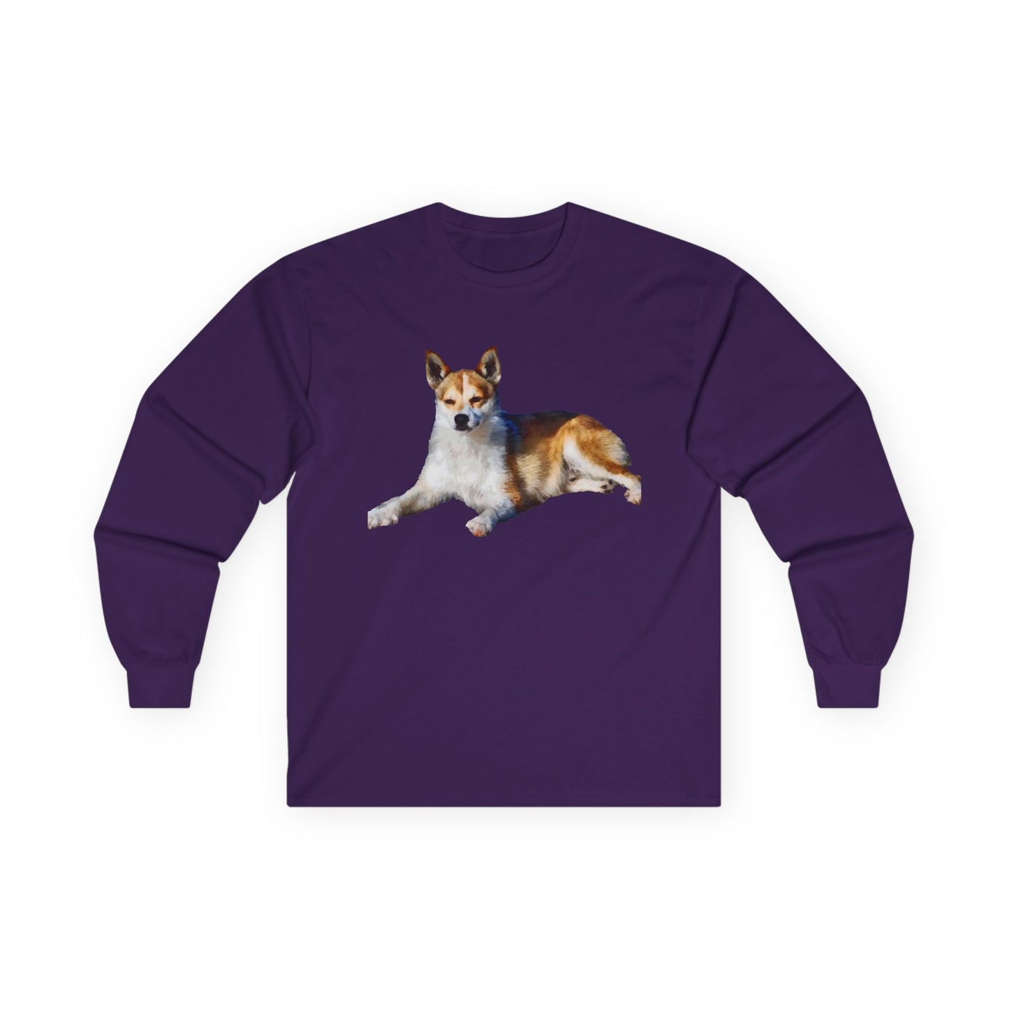 Norwegian Lundehund Unisex Cotton Long Sleeve Tee