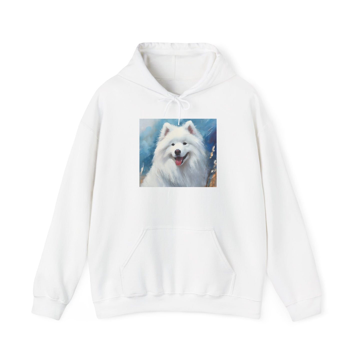 Samoyed Unisex 50/50 Hooded Sweatshirt