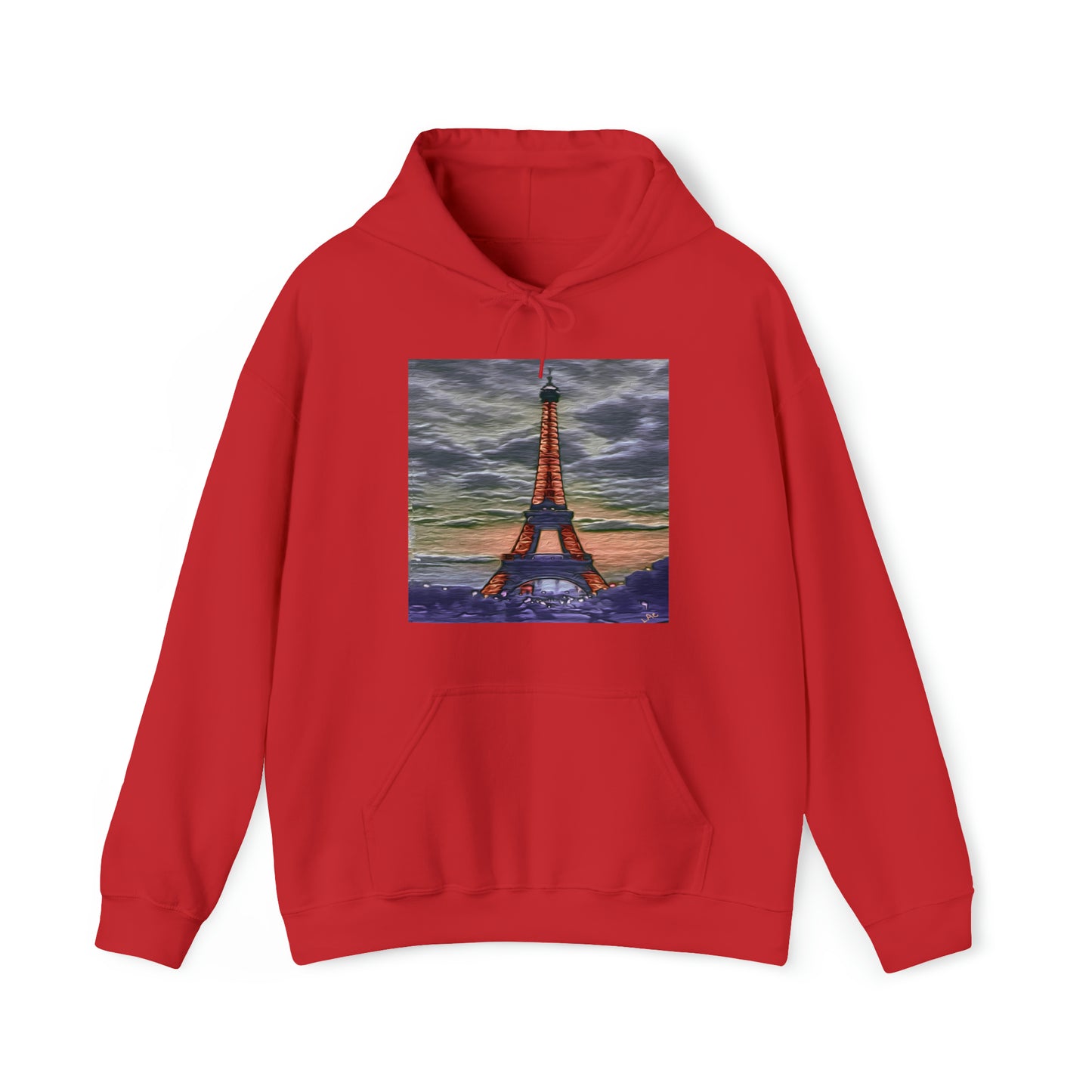 Eiffel Tower Sunset - Unisex 50/50 Hoodie