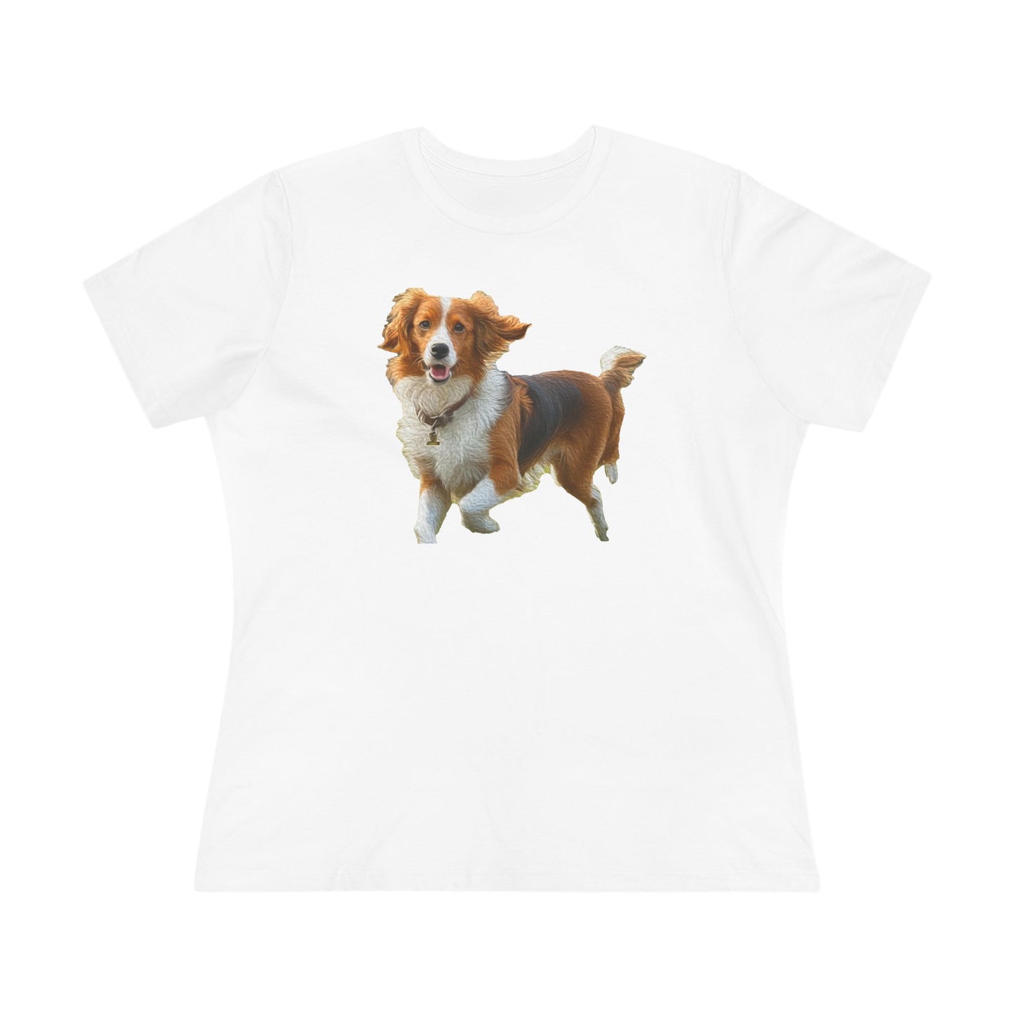 Nederlandse Kooikerhondje - Women's Relaxed Fit Cotton Tee
