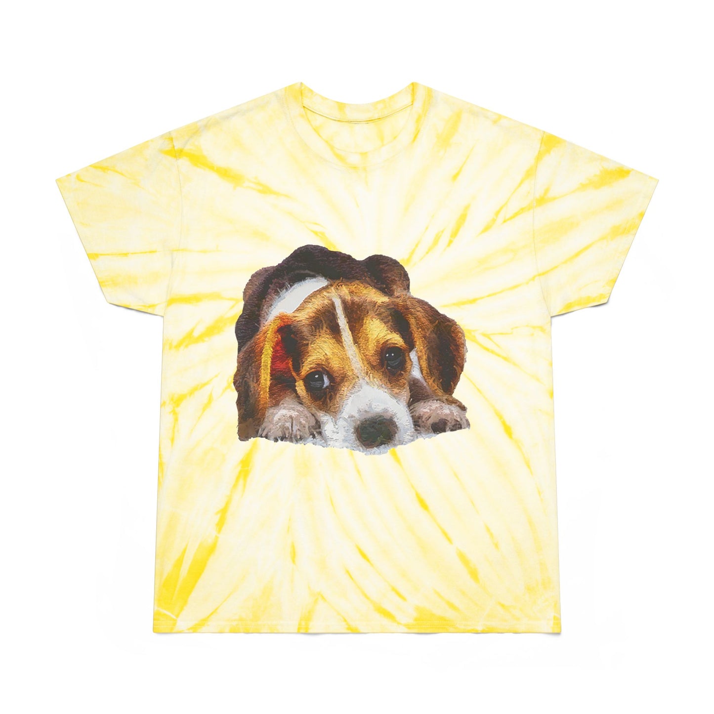 Beagle 'Daisy Mae' Unisex Cotton Tie-Dye Tee, Cyclone