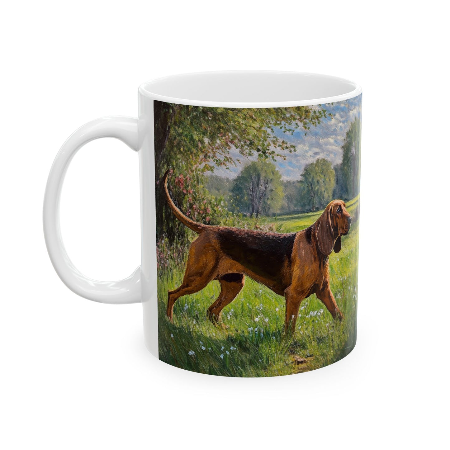 Bloodhound Ceramic Mug: Unleash Your Imagination
