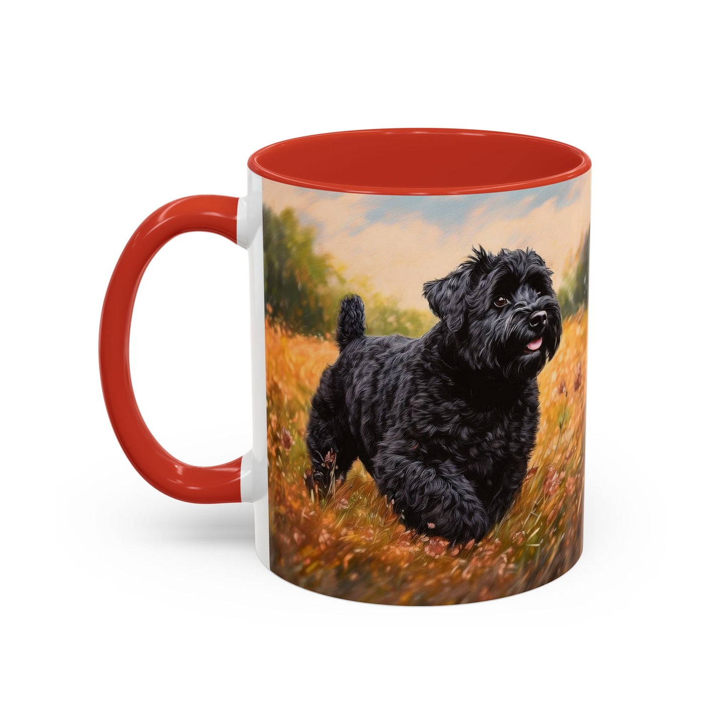 Black Russian Terrier Ceramic Accent Coffee Mug