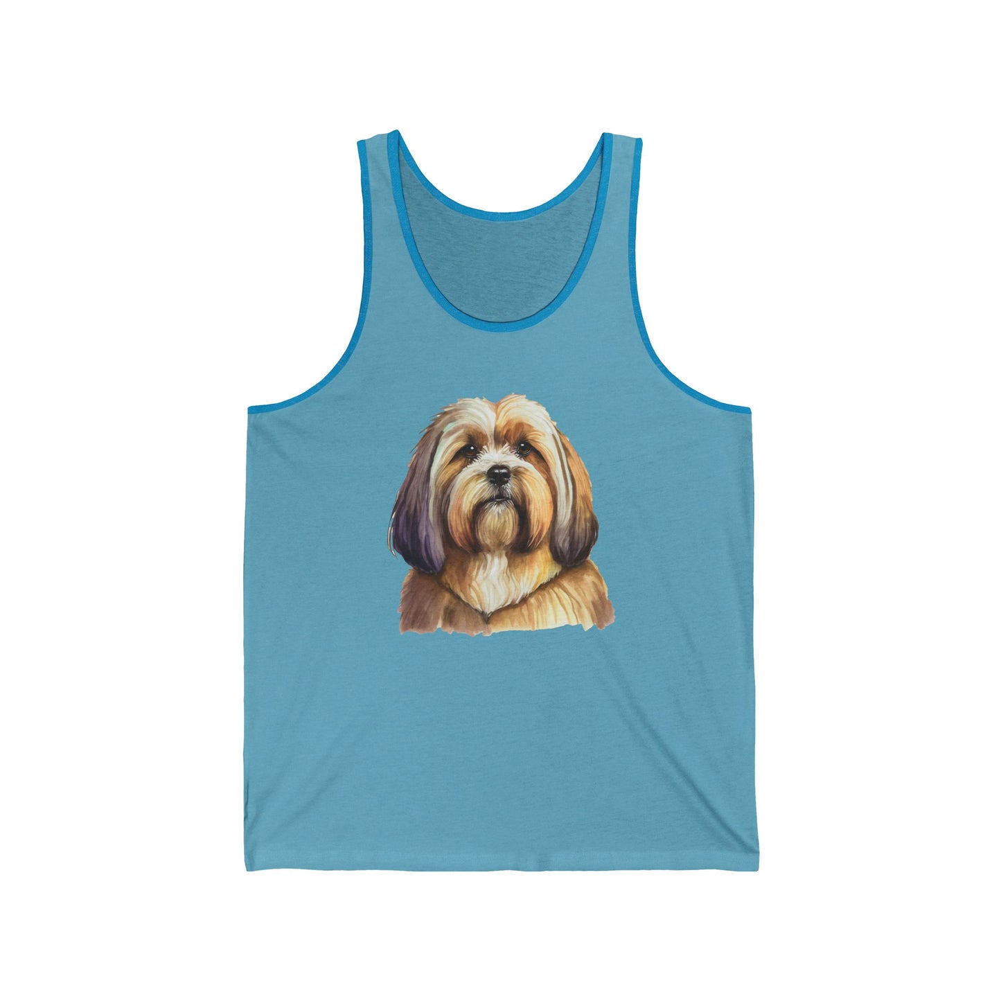 Lhasa Apso Unisex Jersey Tank