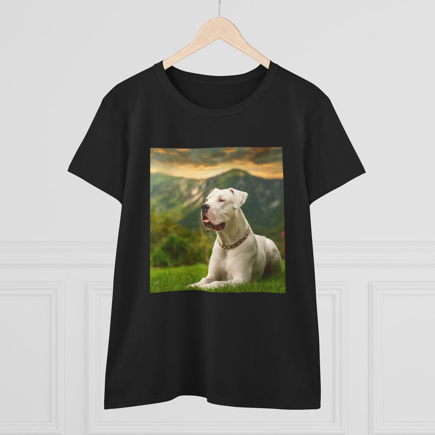 Dogo Argentino Women's Midweight Cotton Tee