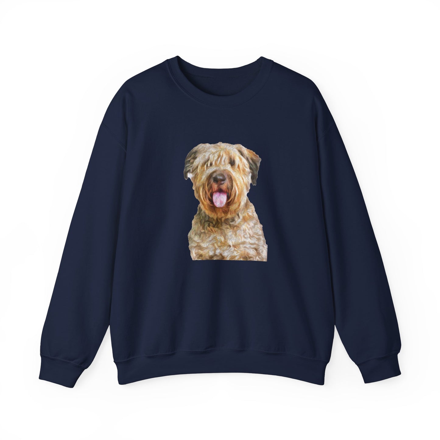 Bouvier des Flandres Fine Art Painting Unisex Crewneck Sweatshirt