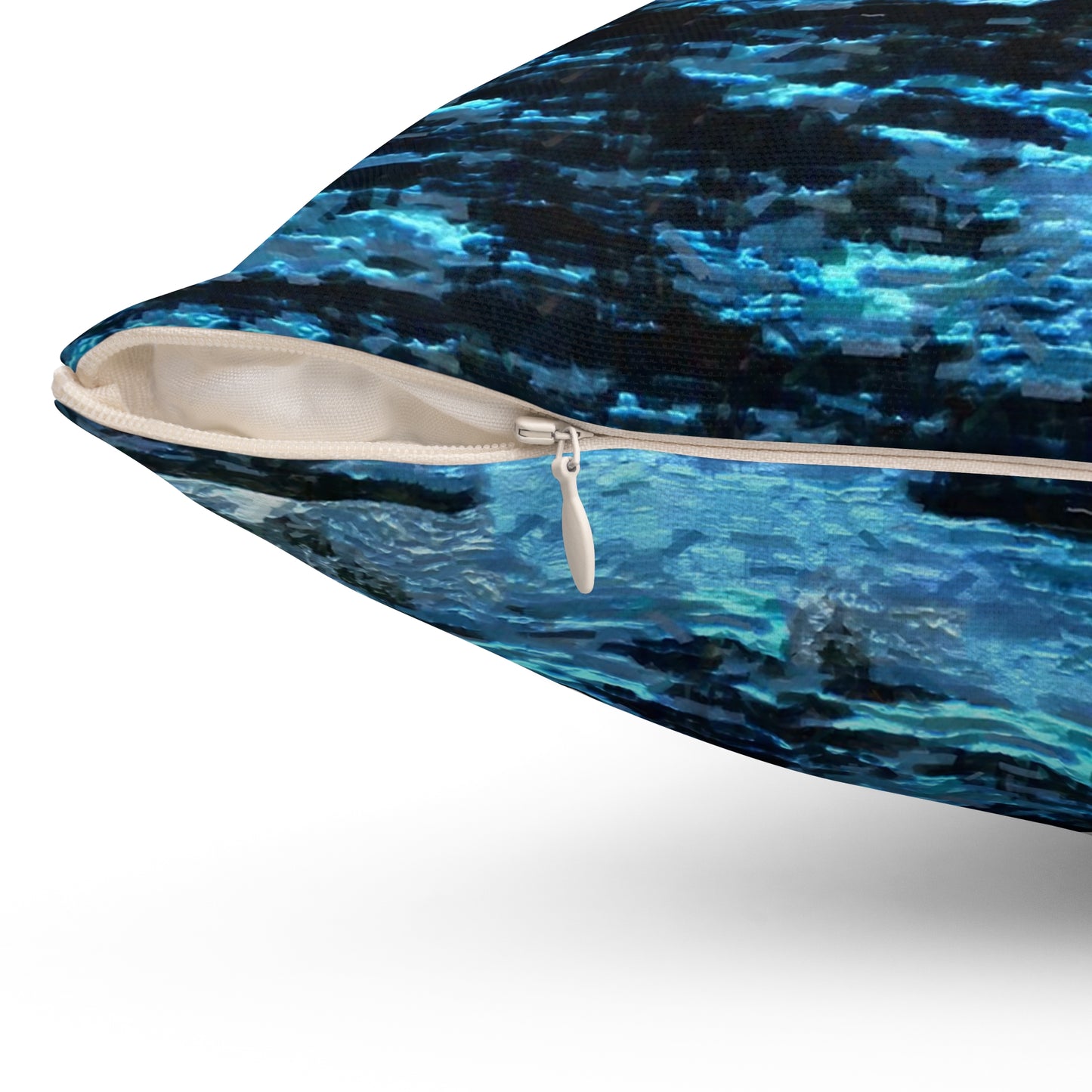 Humpback Whale Spun Polyester Throw Pillow