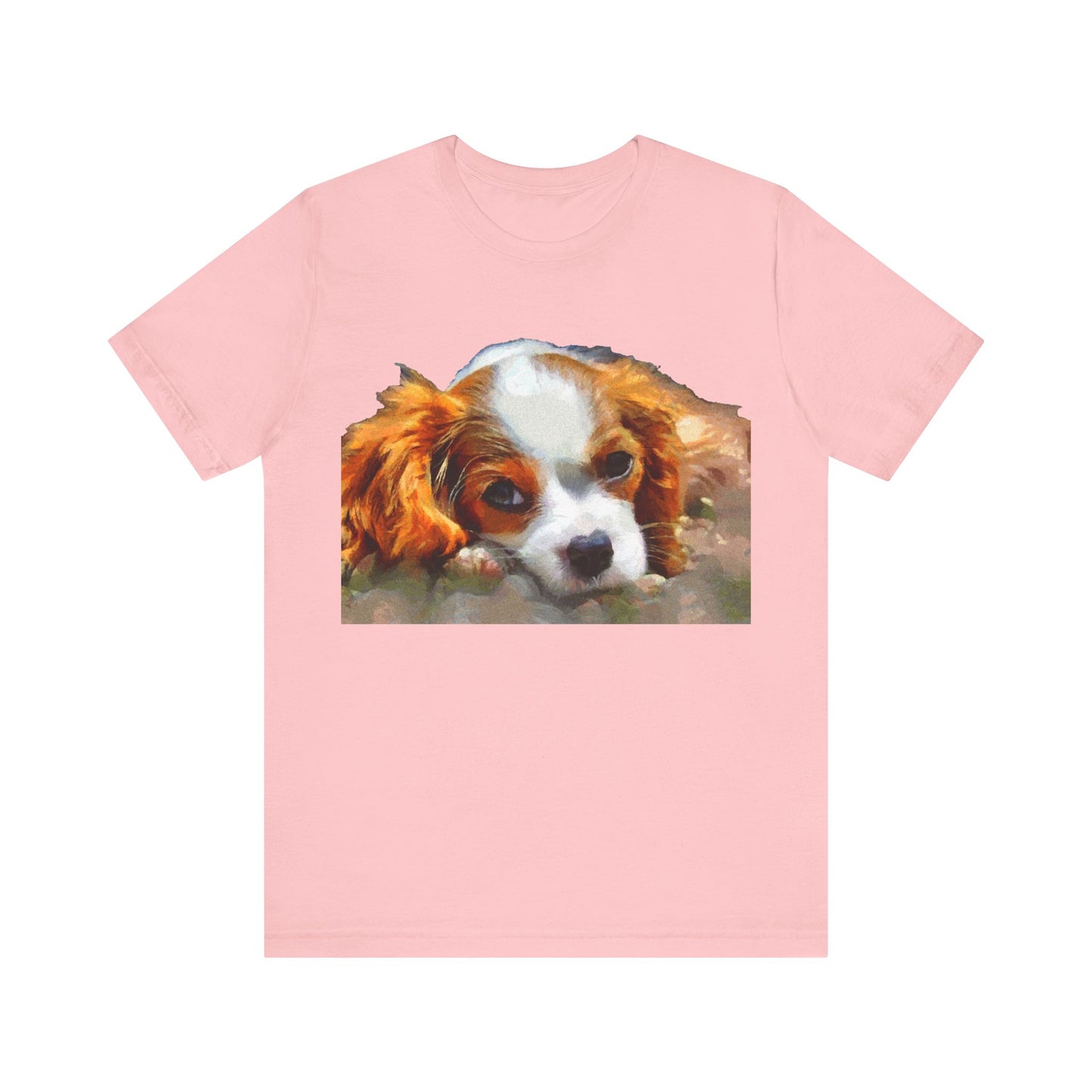 King Charles Spaniel 'Puppy #1' Unisex Jersey Short Sleeve Tee