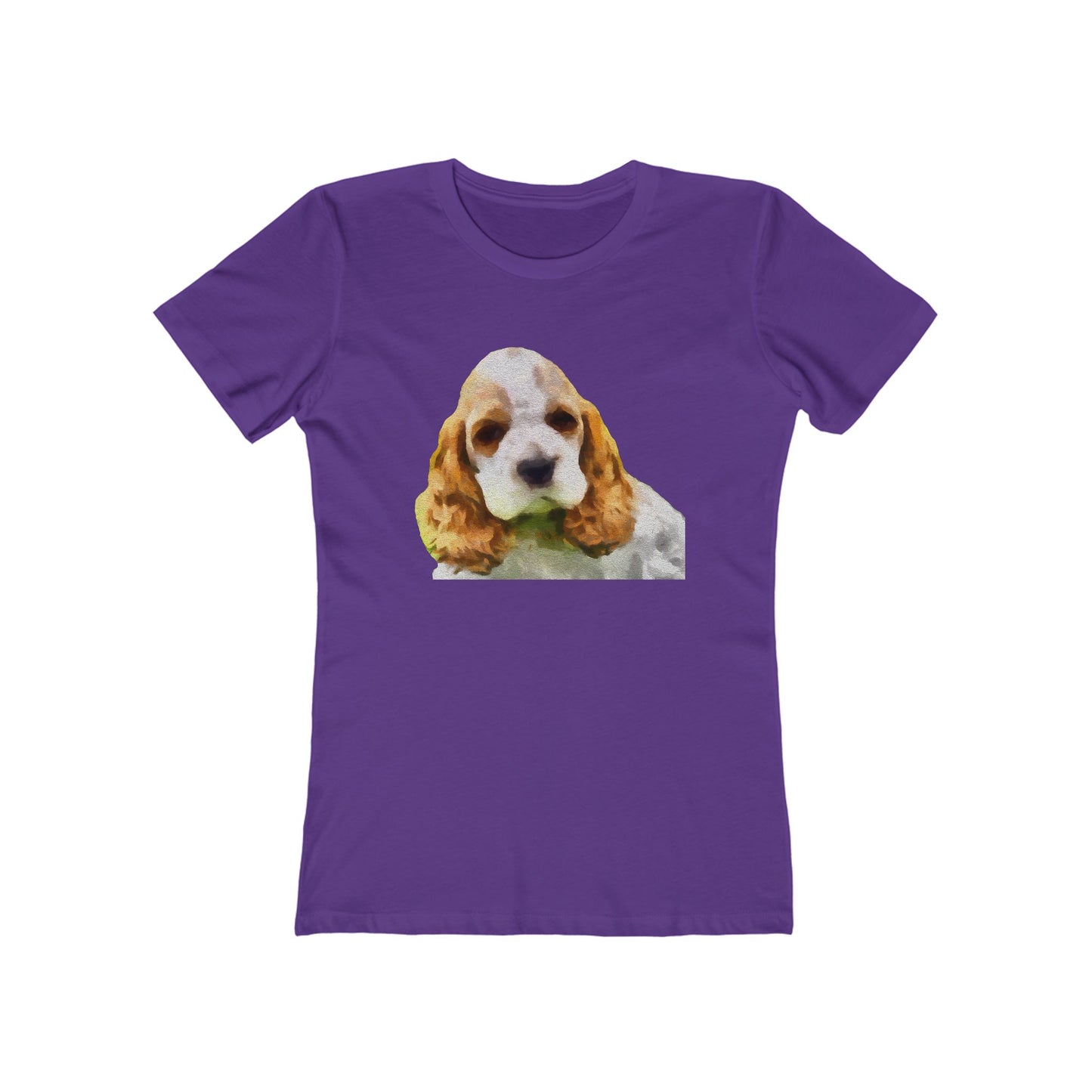 Cocker Spaniel 'Hogan' Women's Slim Fit T-Shirt