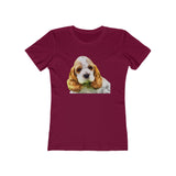 Cocker Spaniel 'Hogan' Women's Slim Fit T-Shirt