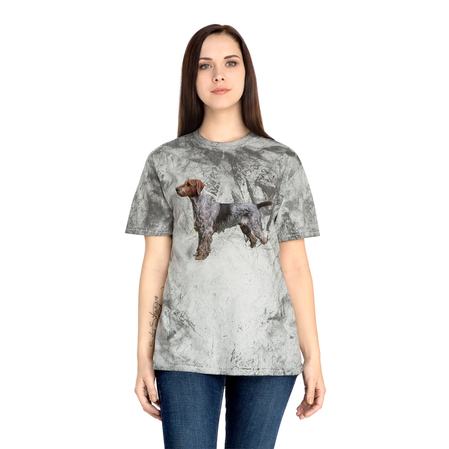 Wirehaired Pointing Griffon Unisex Color Blast T-Shirt
