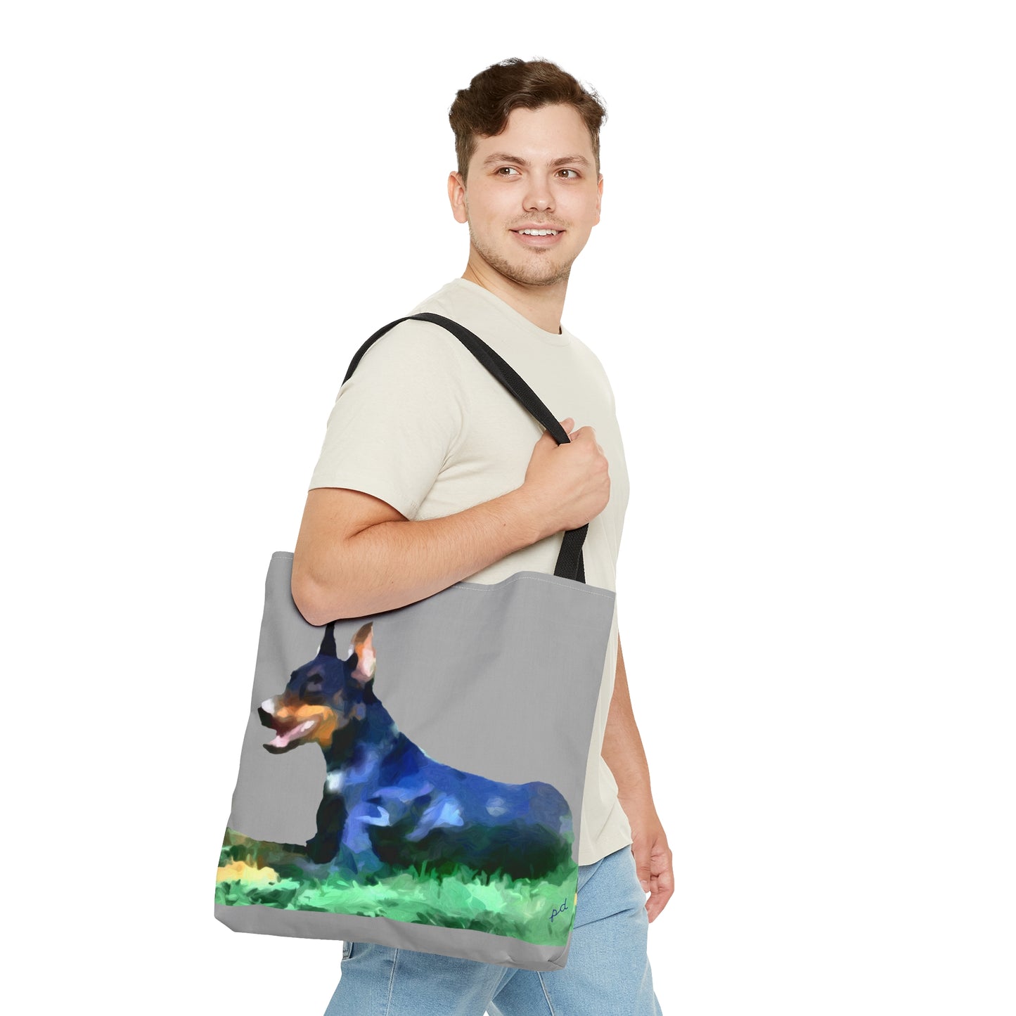 Doberman Pinscher 'Lina' Tote Bag