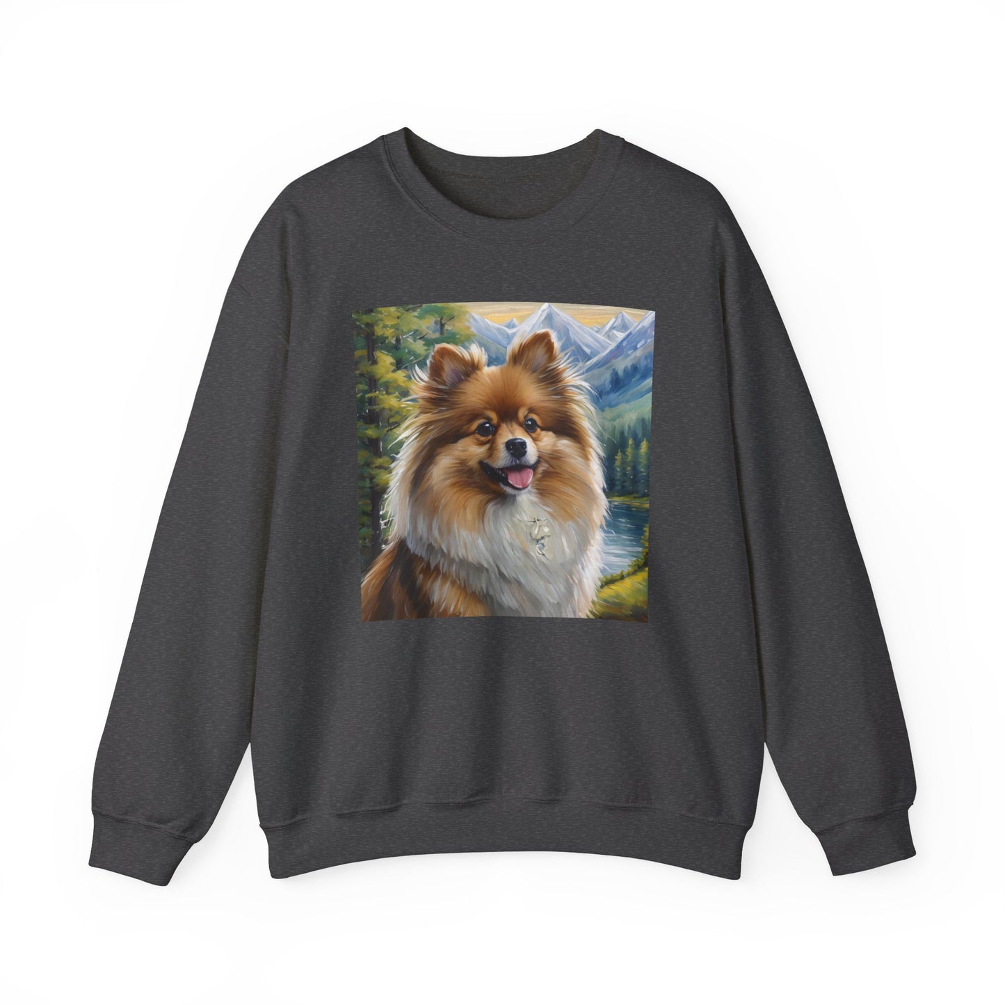 German Spitz Classic 50/50 Crewneck Sweatshirt