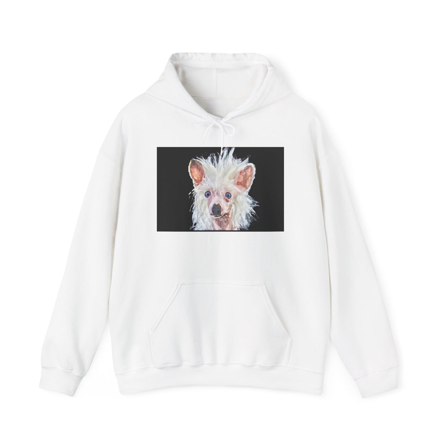 Chinese Crested Unisex 50/50 Hooded Sweatshirt