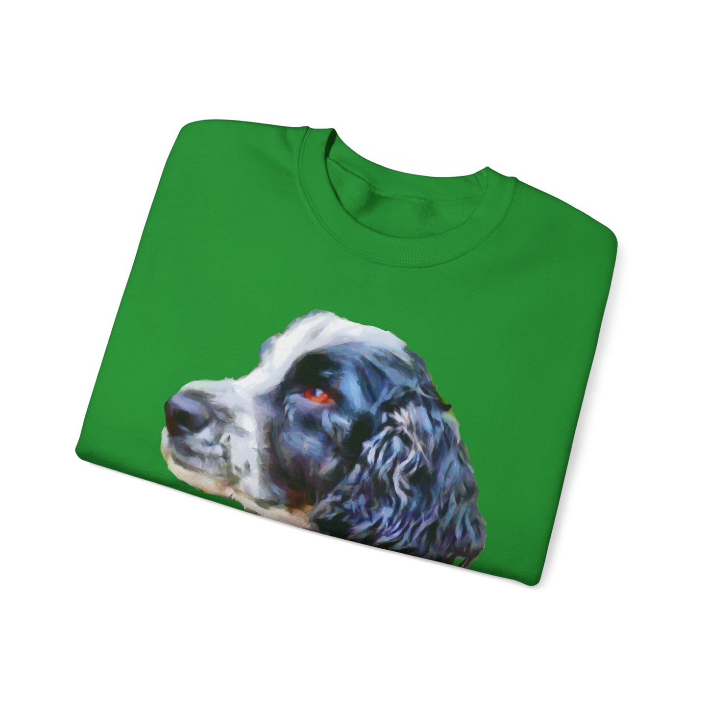 English Cocker Spaniel 'Tango' Unisex 50/50 Crewneck Sweatshirt