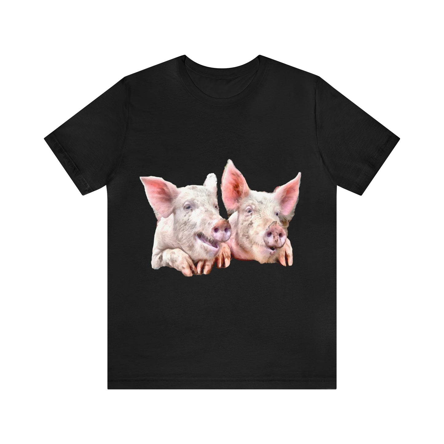 Pigs - 'A Jowly Good Time' - - Classic Jersey Short Sleeve Tee