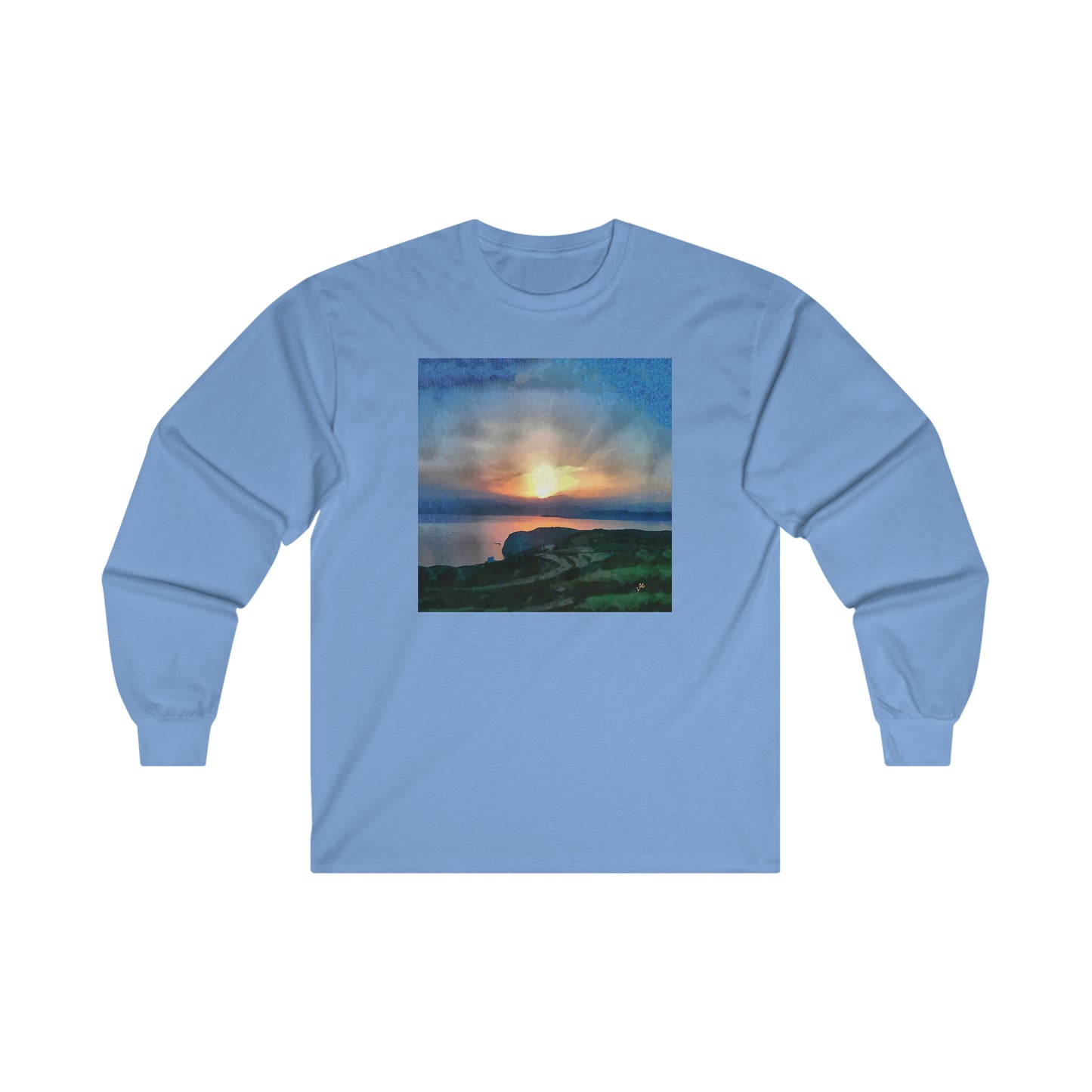Sifnos (Greece) Sunset Unisex Cotton Long Sleeve Tee