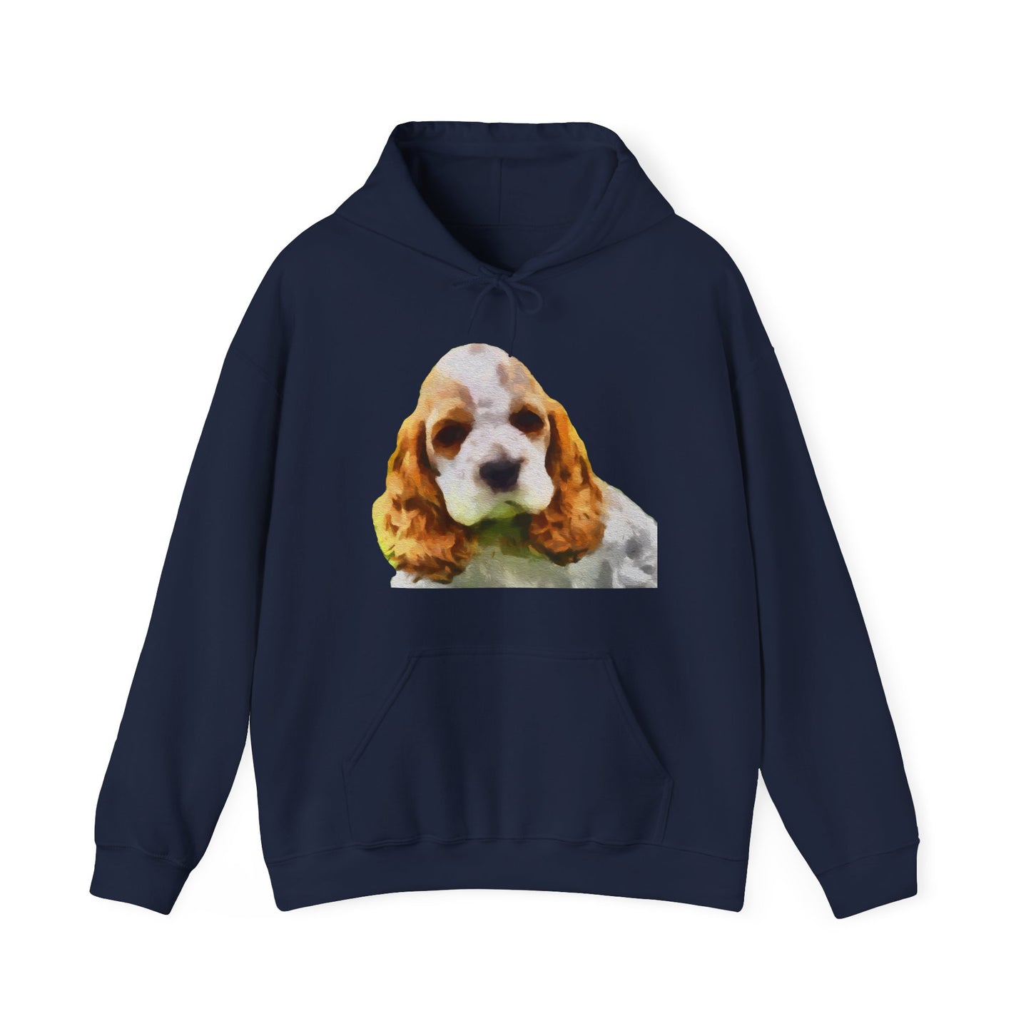 Cocker Spaniel 'Hogan' Unisex 50/50 Hooded Sweatshirt