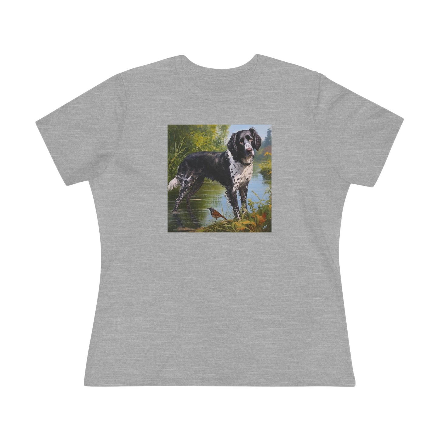 Large Munsterlander - Women's Relaxed Fit Cotton Tee