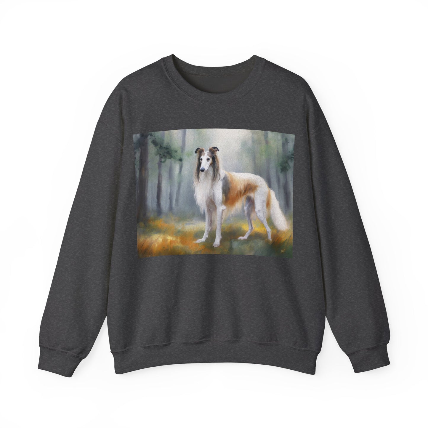Borzoi 'Russian Wolfhound' Unisex 50/50 Crewneck Sweatshirt